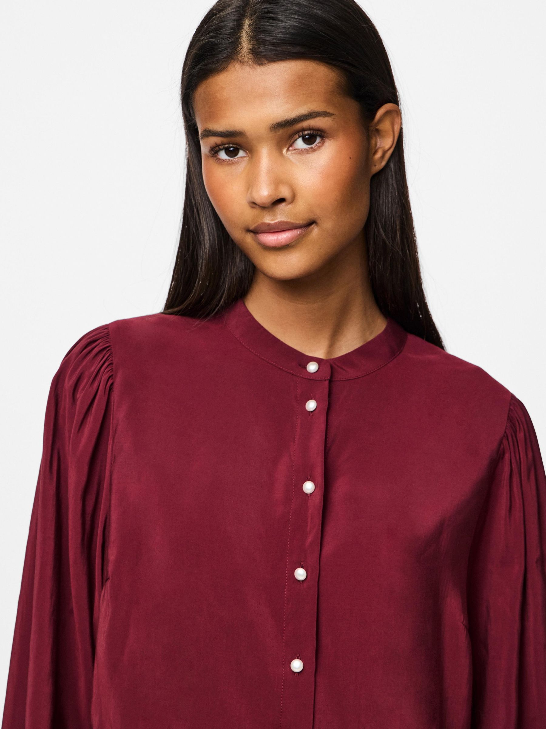 PCNESSA PEPLUM LONG SLEEVED BLOUSE 4 PCNESSA PEPLUM LONG SLEEVED BLOUSE
