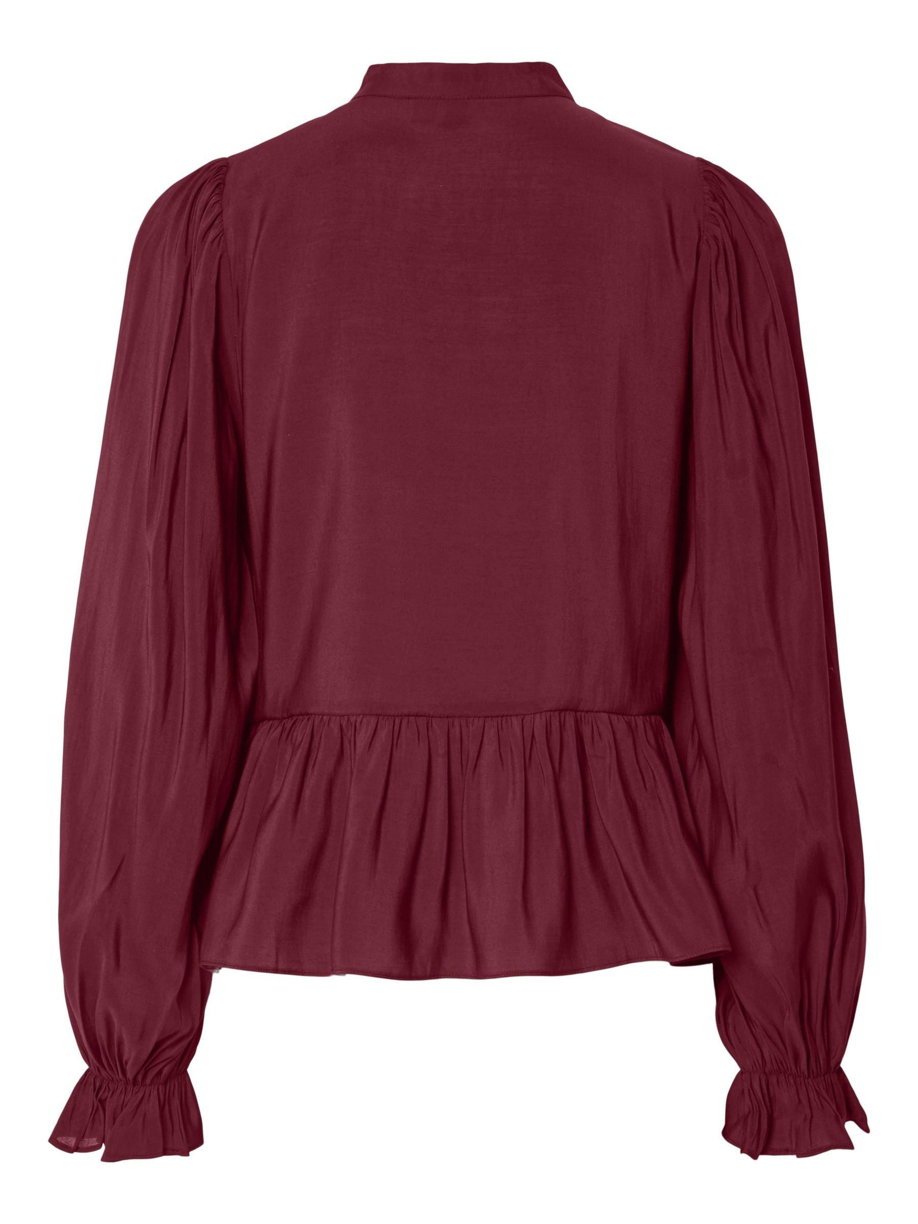 PCNESSA PEPLUM LONG SLEEVED BLOUSE 6 PCNESSA PEPLUM LONG SLEEVED BLOUSE