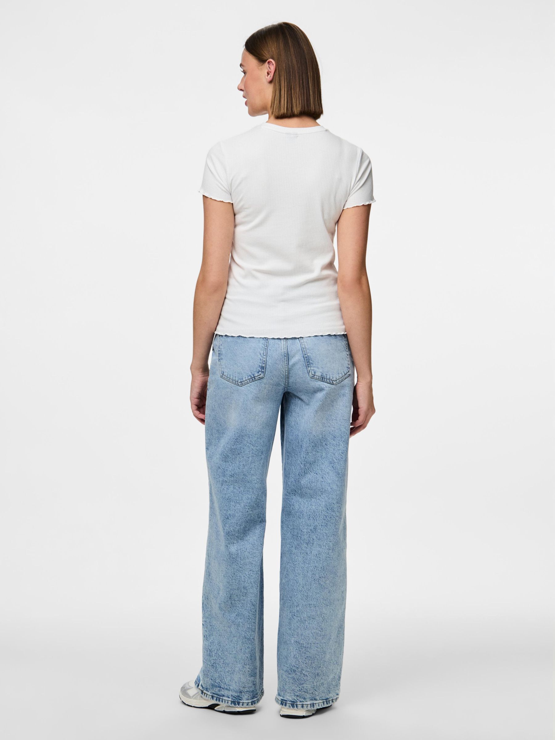 PCNICCA RIBBED T-SHIRT 2 PCNICCA RIBBED T-SHIRT