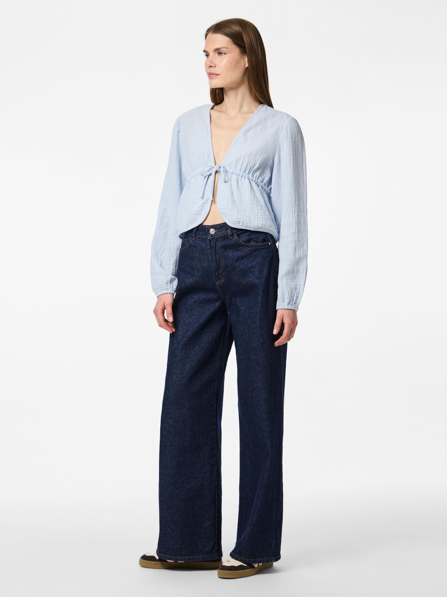 PCSASTINA MUSSELIN LONG SLEEVED TOP 5 PCSASTINA MUSSELIN LONG SLEEVED TOP