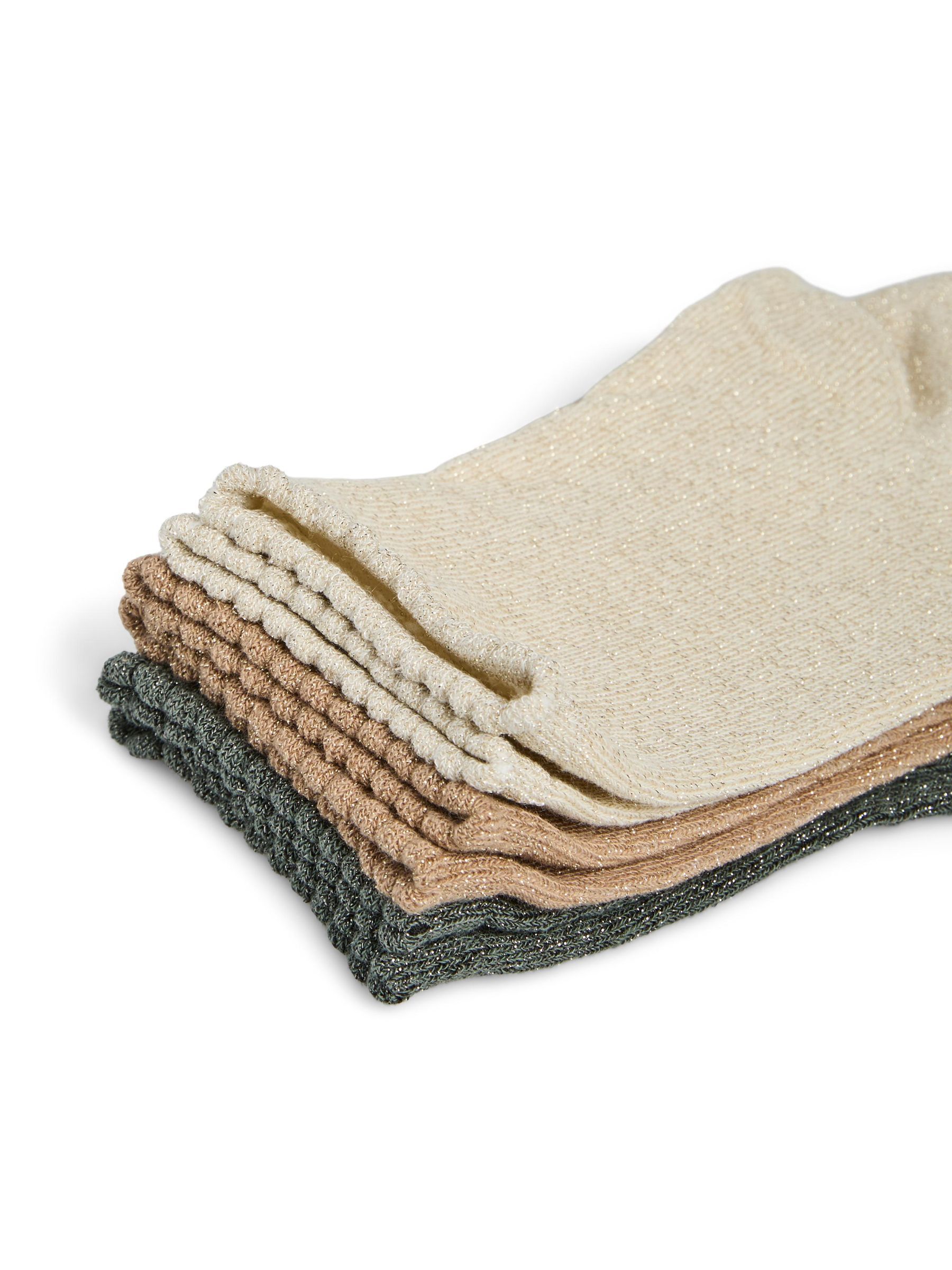 PCSEBBY 3-PACK GLITTER SOCKS