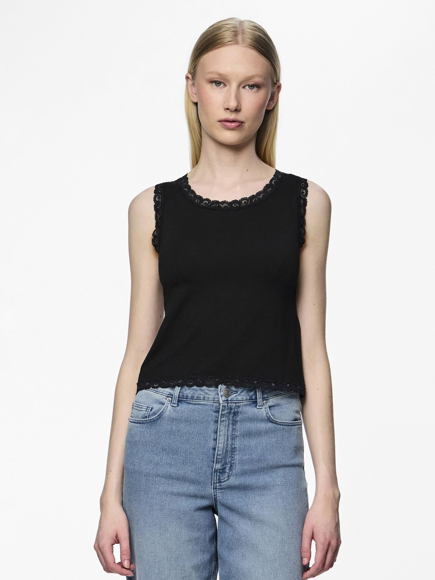 PCMALENE LACE TANK TOP 1 PCMALENE LACE TANK TOP
