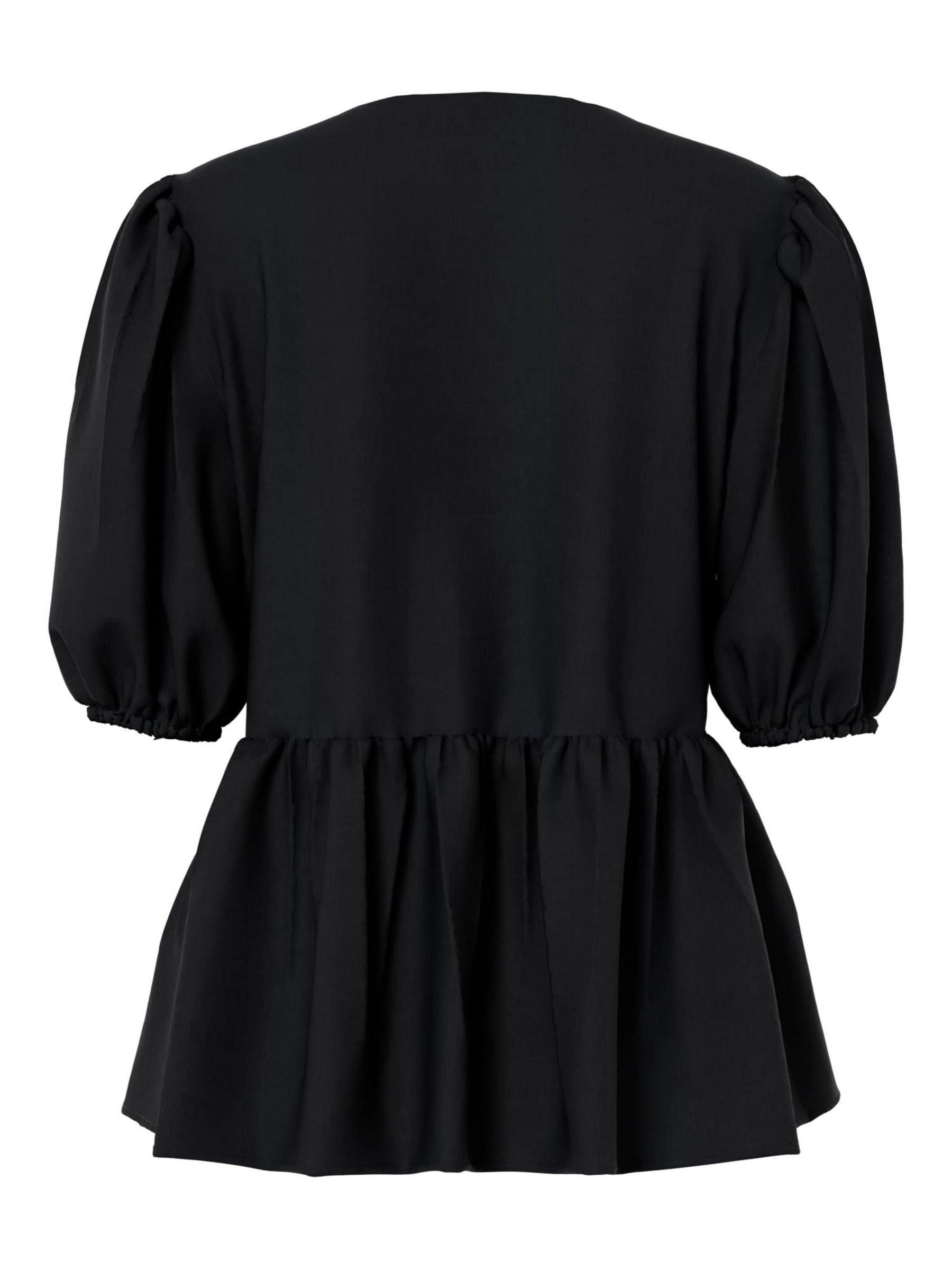 PCJOLLY TIE PUFF SLEEVED TOP 6 PCJOLLY TIE PUFF SLEEVED TOP
