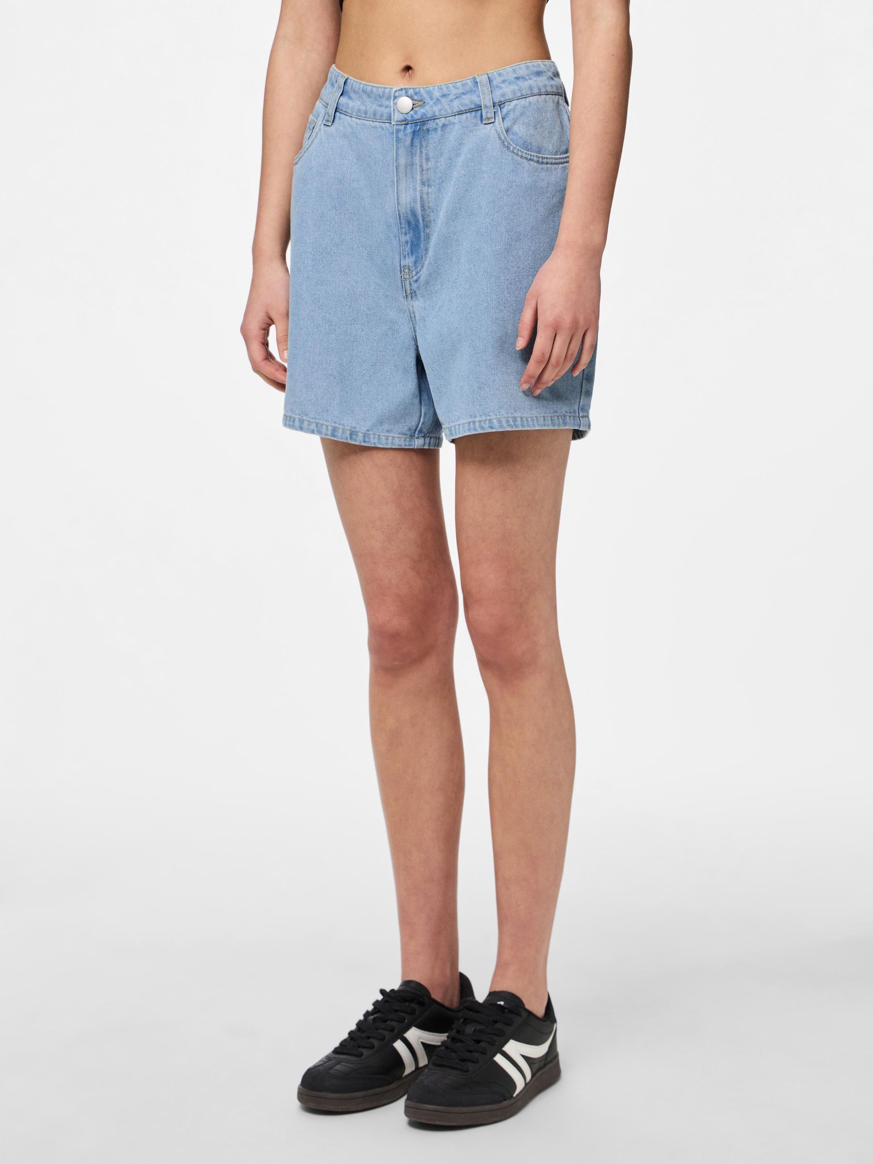 PCABBI MW DENIM SHORTS