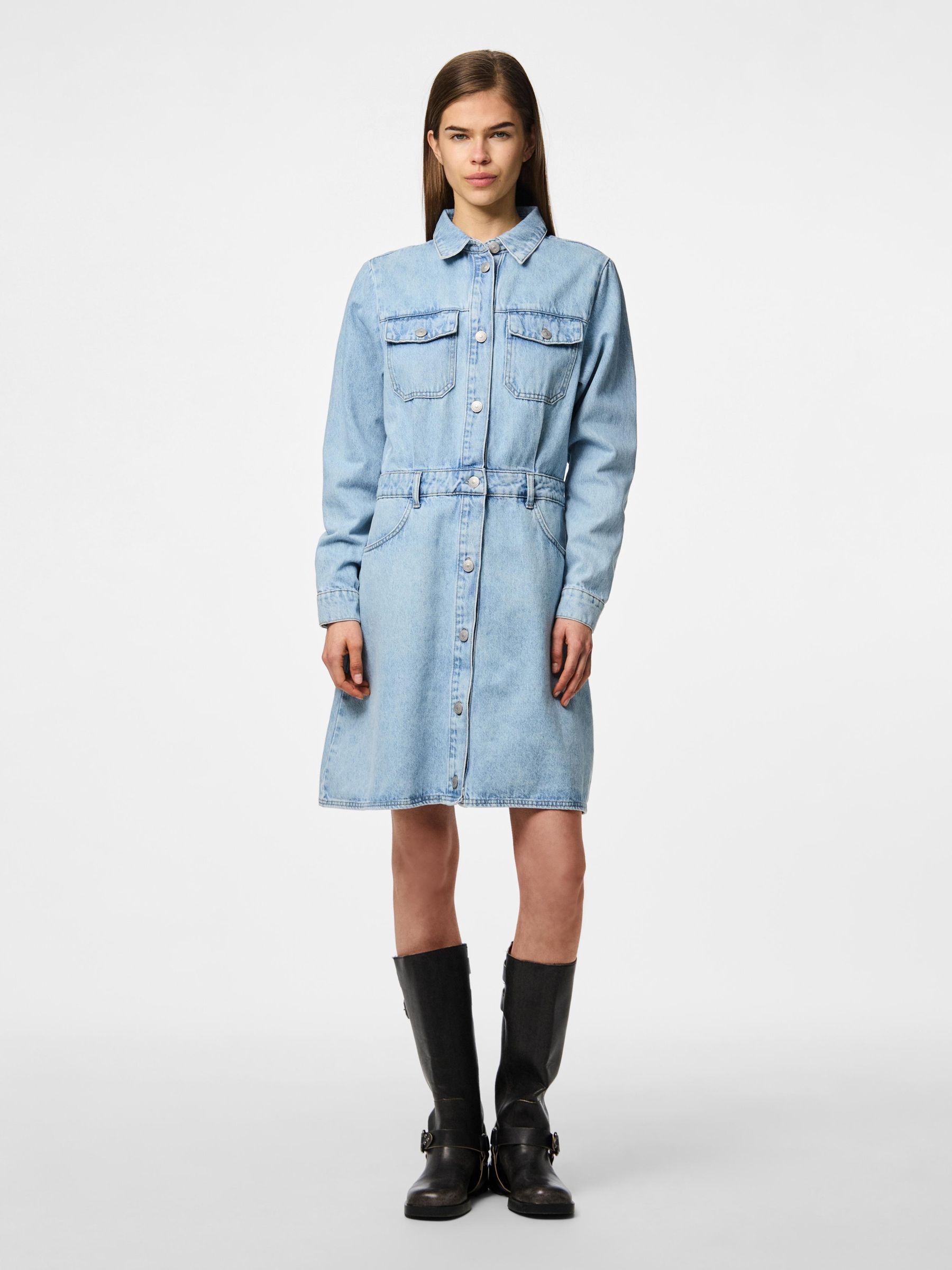 PCTASHA DENIM DRESS 3 PCTASHA DENIM DRESS