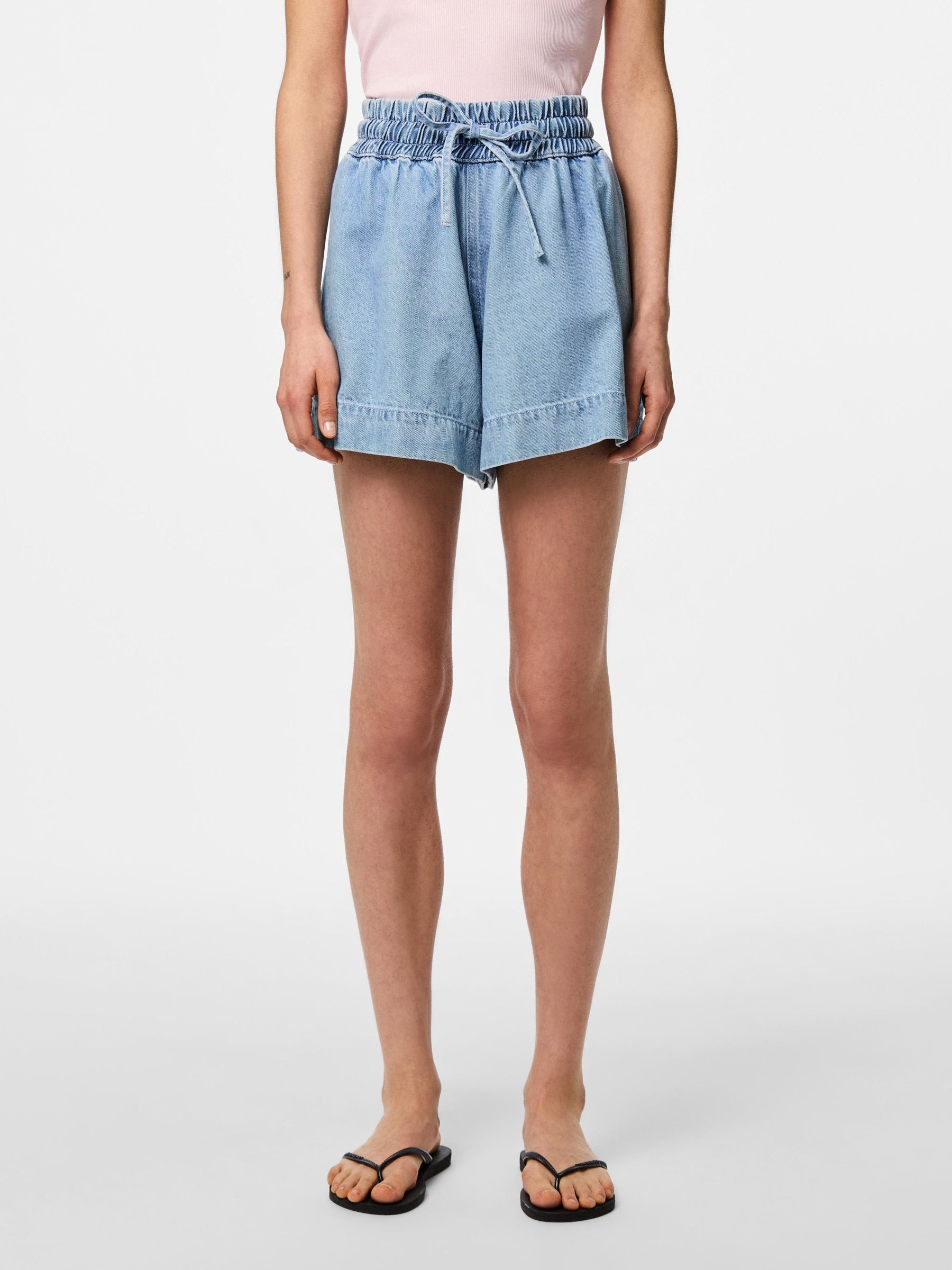 PCFLORA HW  DENIM SHORTS