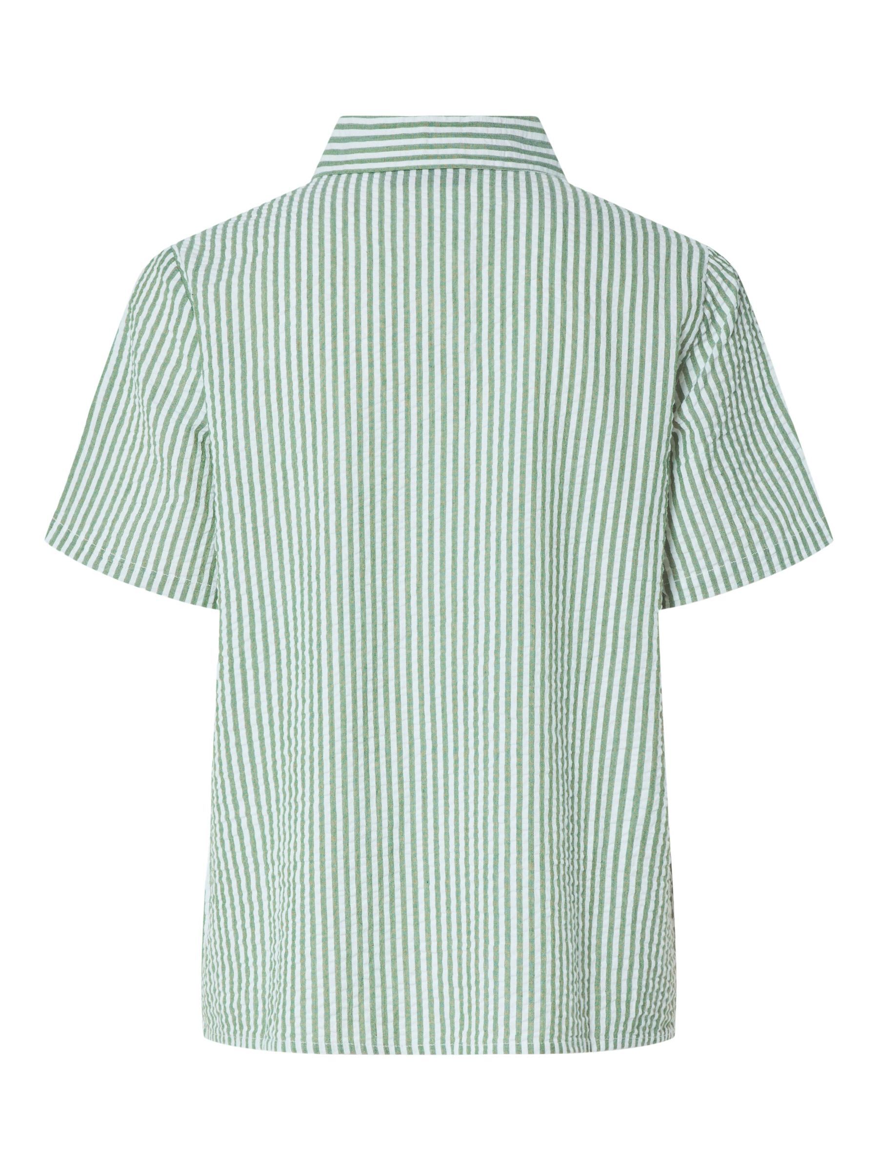PCSALLY SEERSUCKER SHORT SLEEVED SHIRT 7 PCSALLY SEERSUCKER SHORT SLEEVED SHIRT
