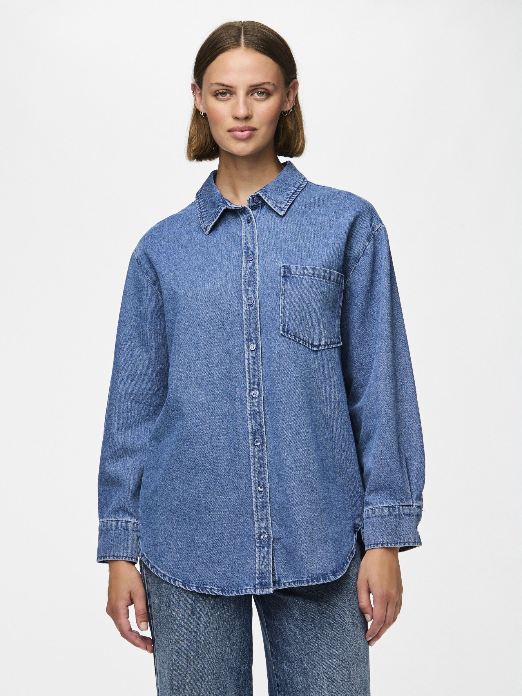 PCMAISIE DENIM SHIRT