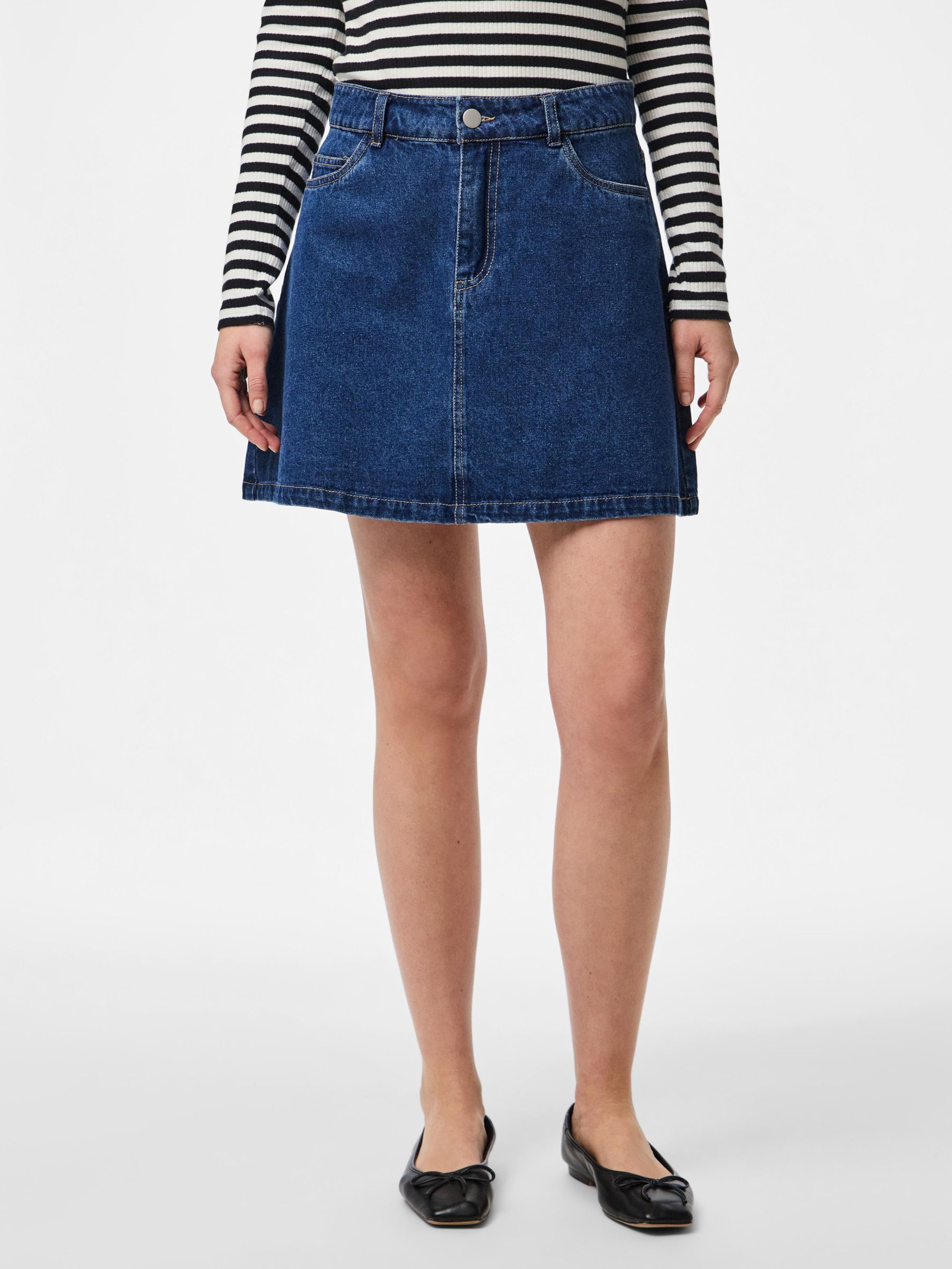 PCABBI MINI DENIM SKIRT