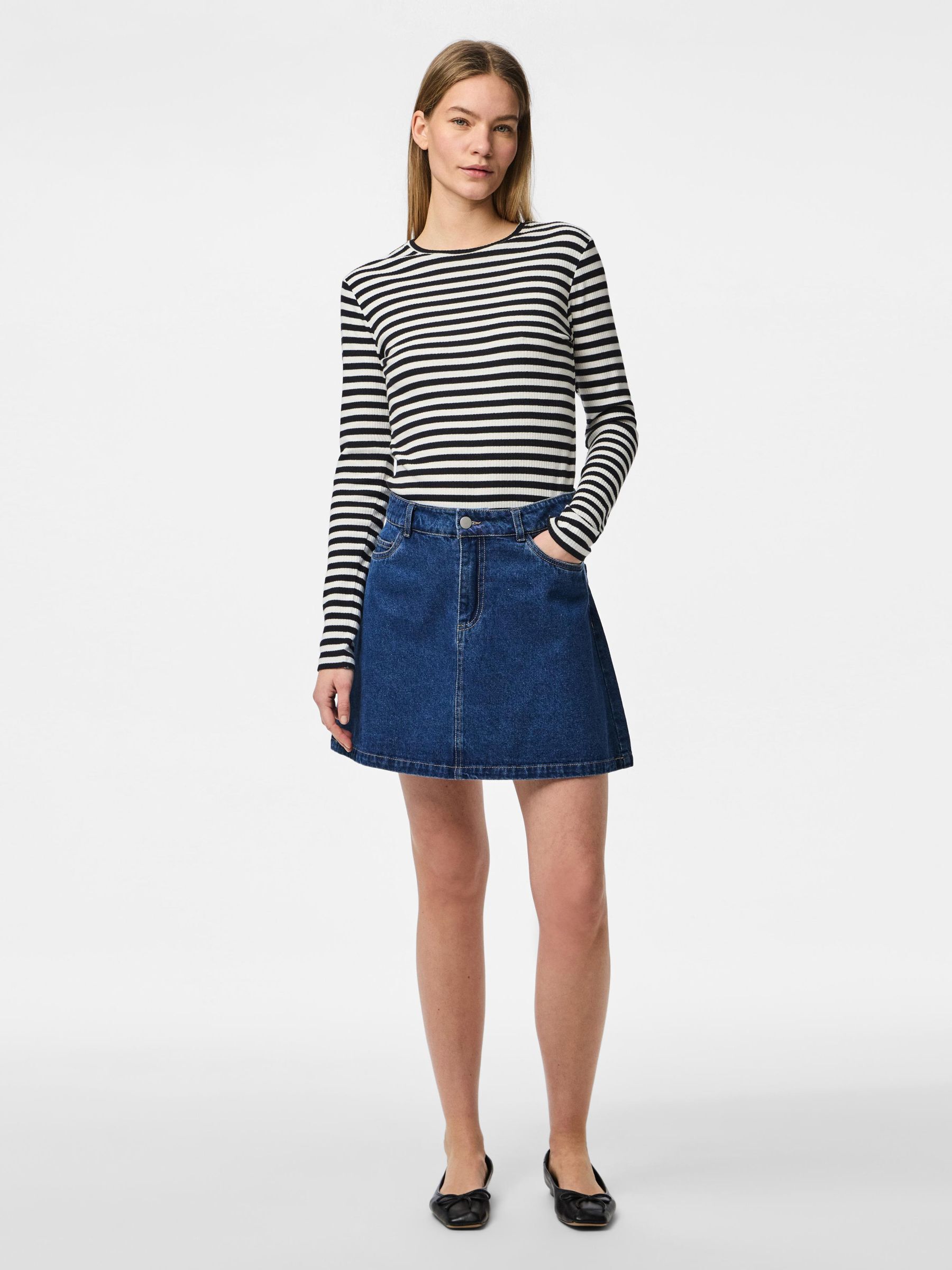 PCABBI MINI DENIM SKIRT 3 PCABBI MINI DENIM SKIRT