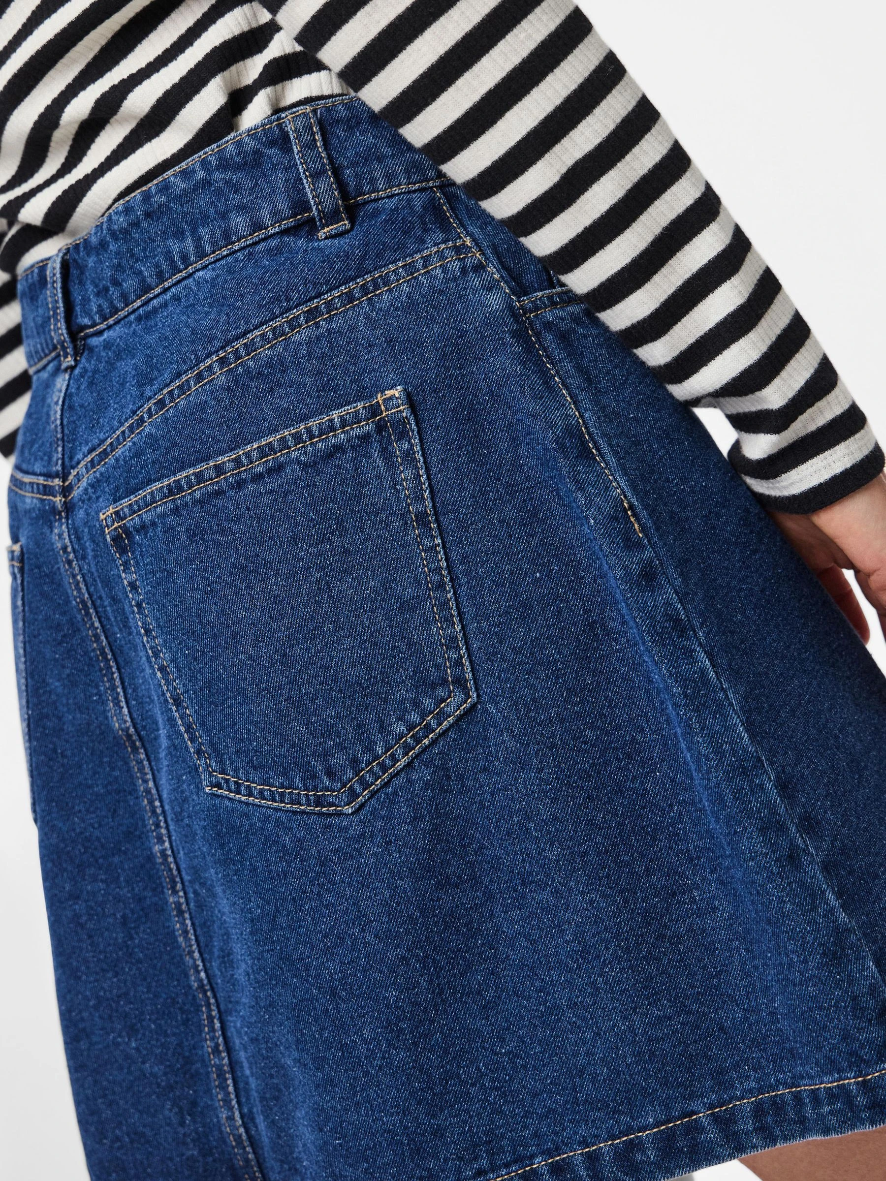 PCABBI MINI DENIM SKIRT 4 PCABBI MINI DENIM SKIRT