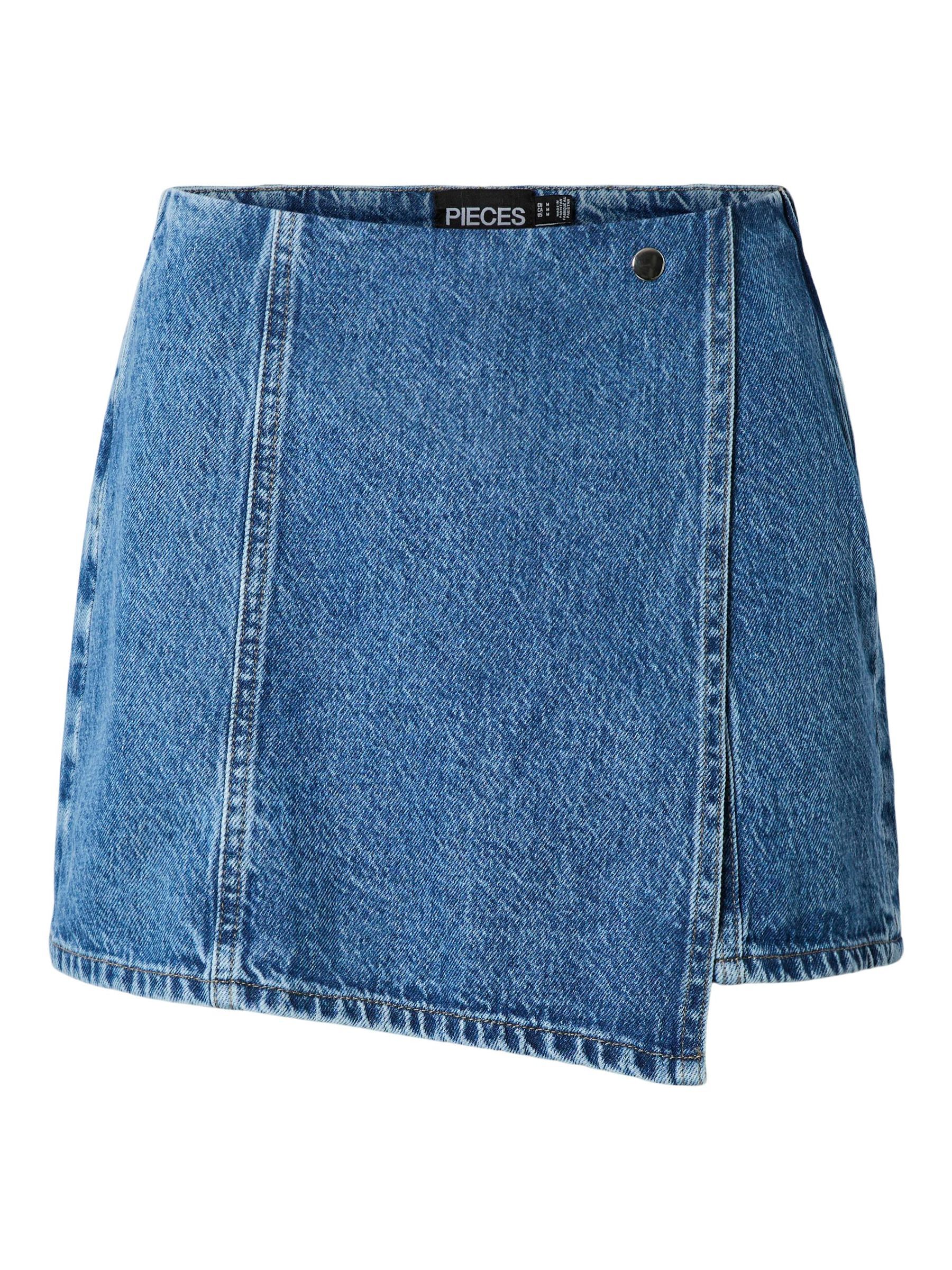 PCFILUM MW DENIM SKORT 5 PCFILUM MW DENIM SKORT