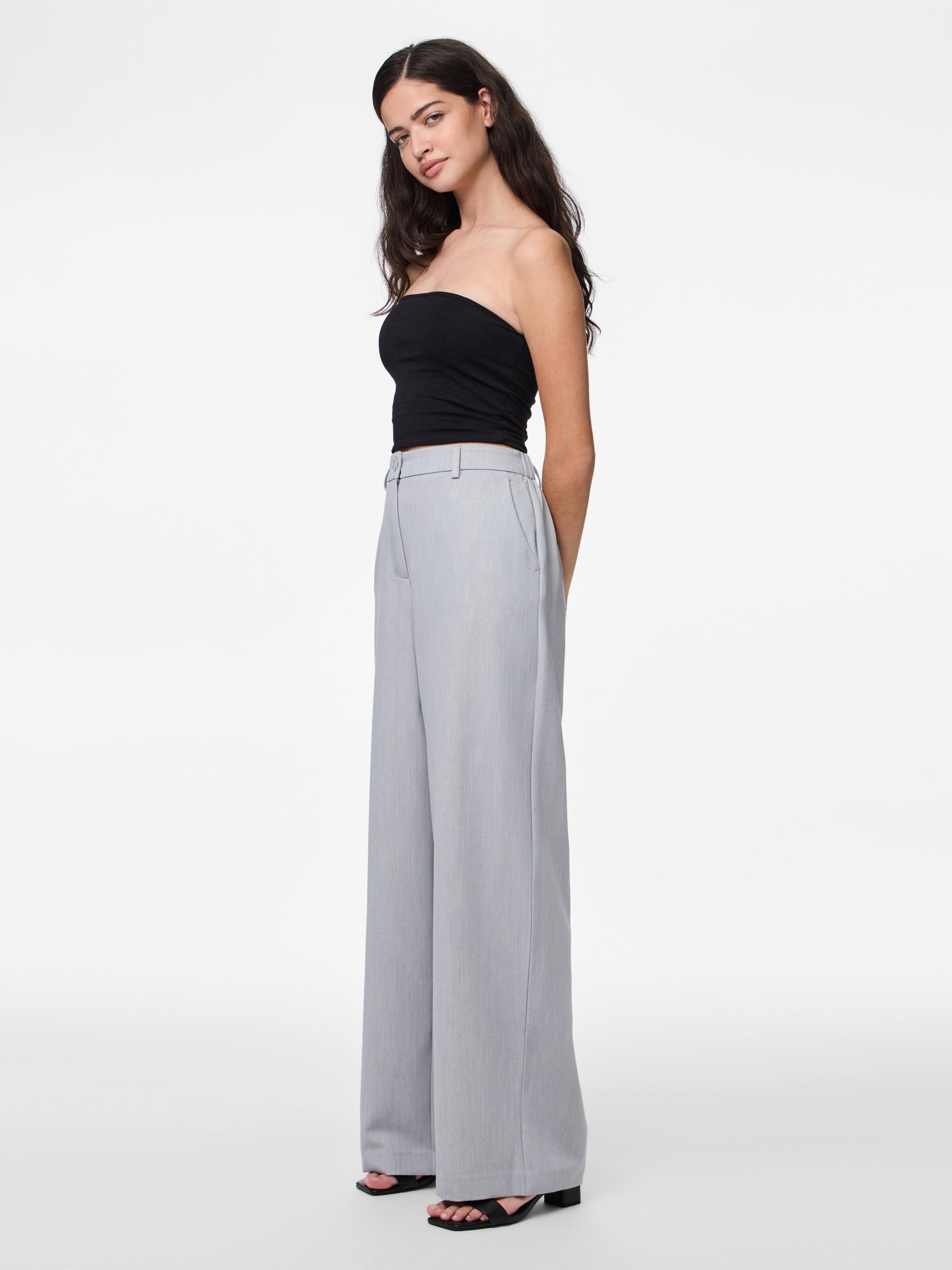 PCKAMIL WIDE-LEG TROUSERS
