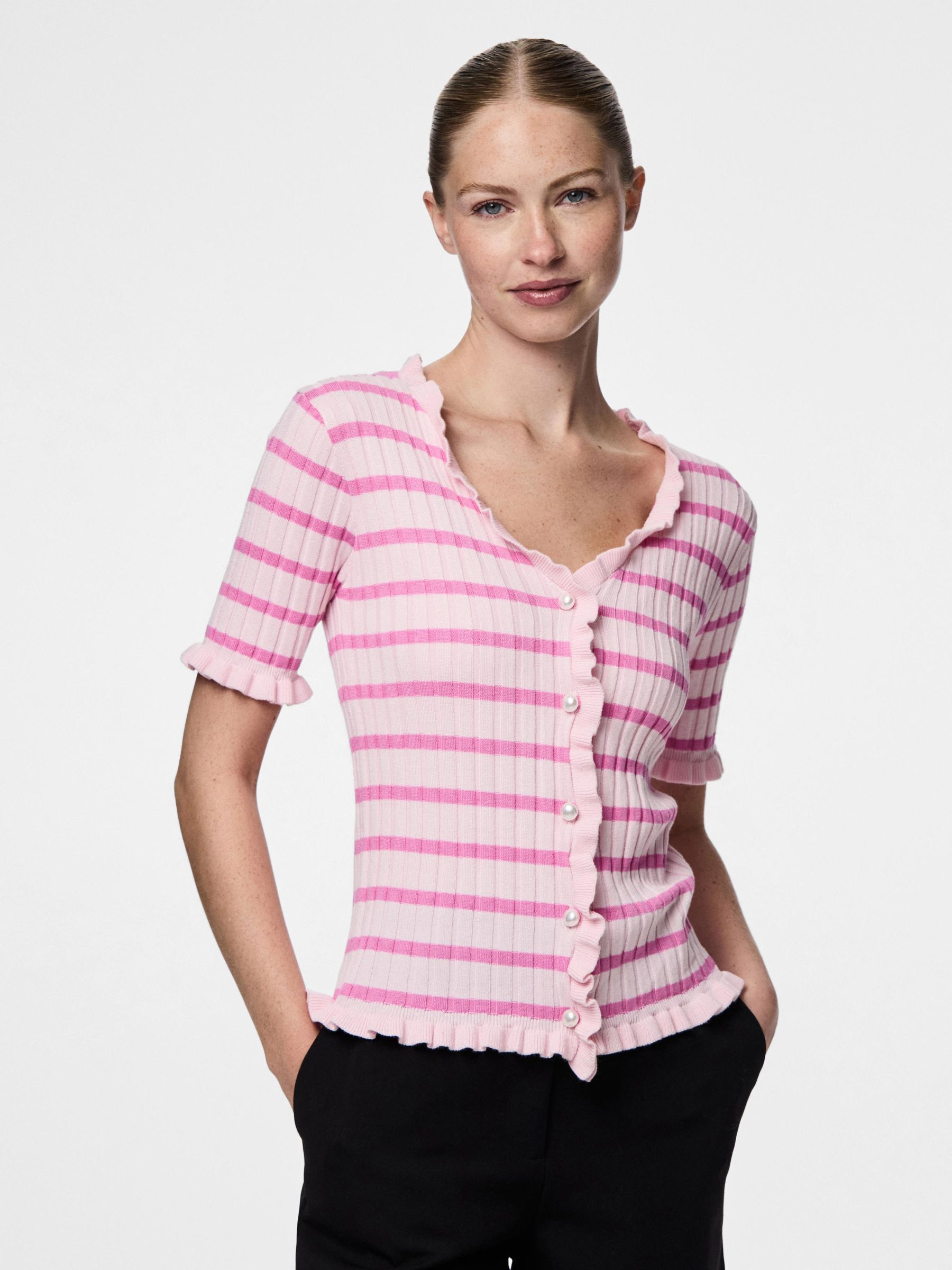 PCFAITH KNITTED CARDIGAN