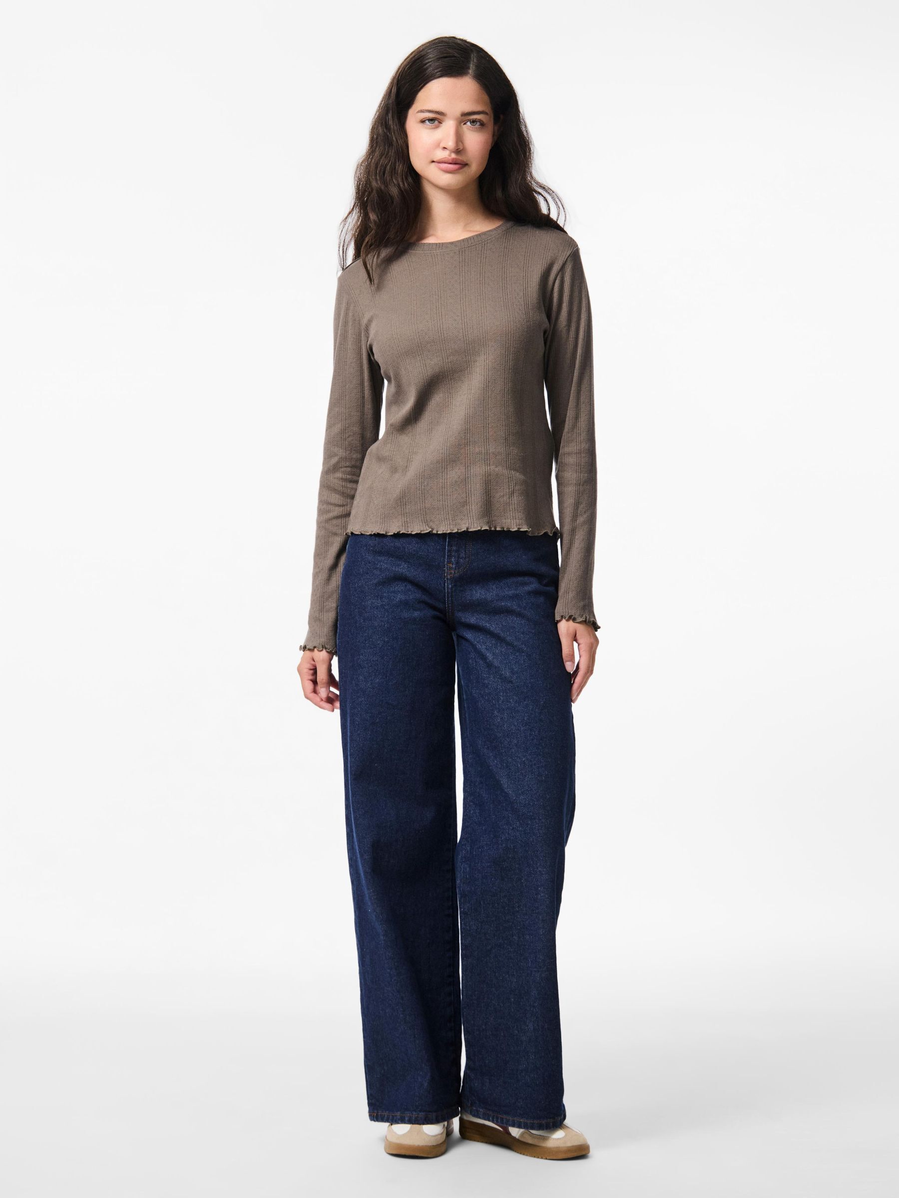 PCMARIE POINTELLE LONG SLEEVED TOP 3 PCMARIE POINTELLE LONG SLEEVED TOP
