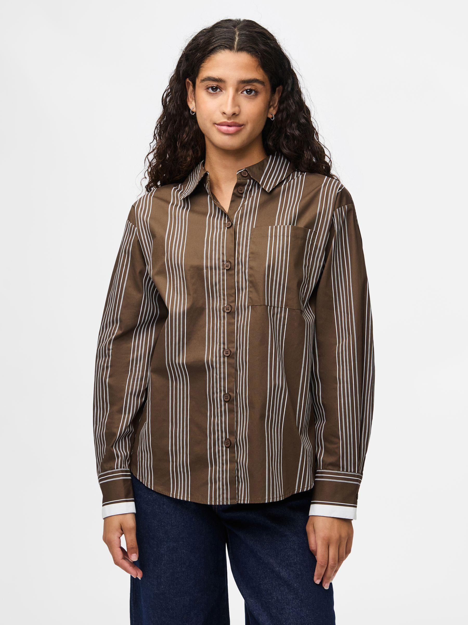PCJAMIE LOOSE STRIPED SHIRT