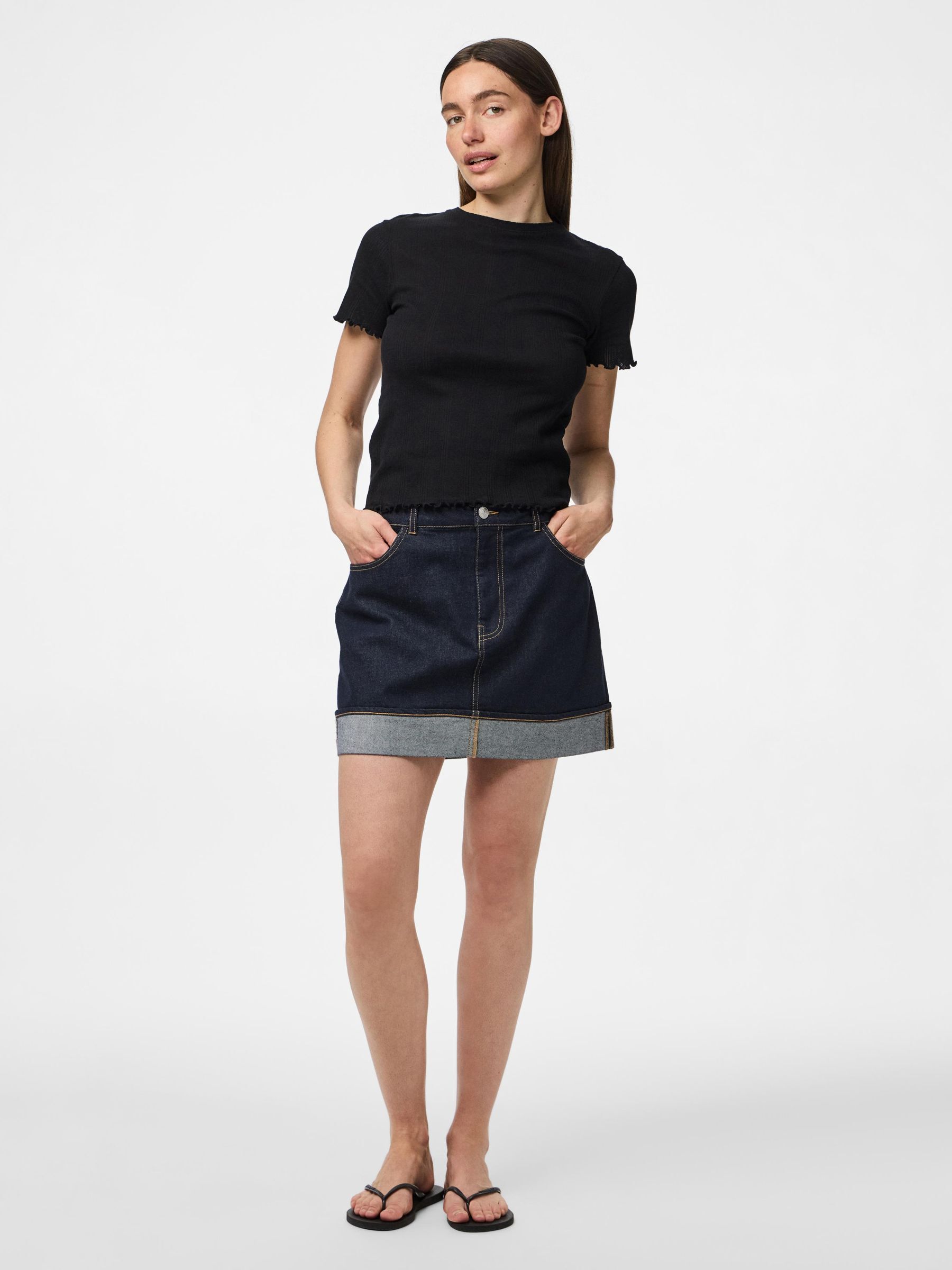 PCMARIE POINTELLE T-SHIRT 3 PCMARIE POINTELLE T-SHIRT