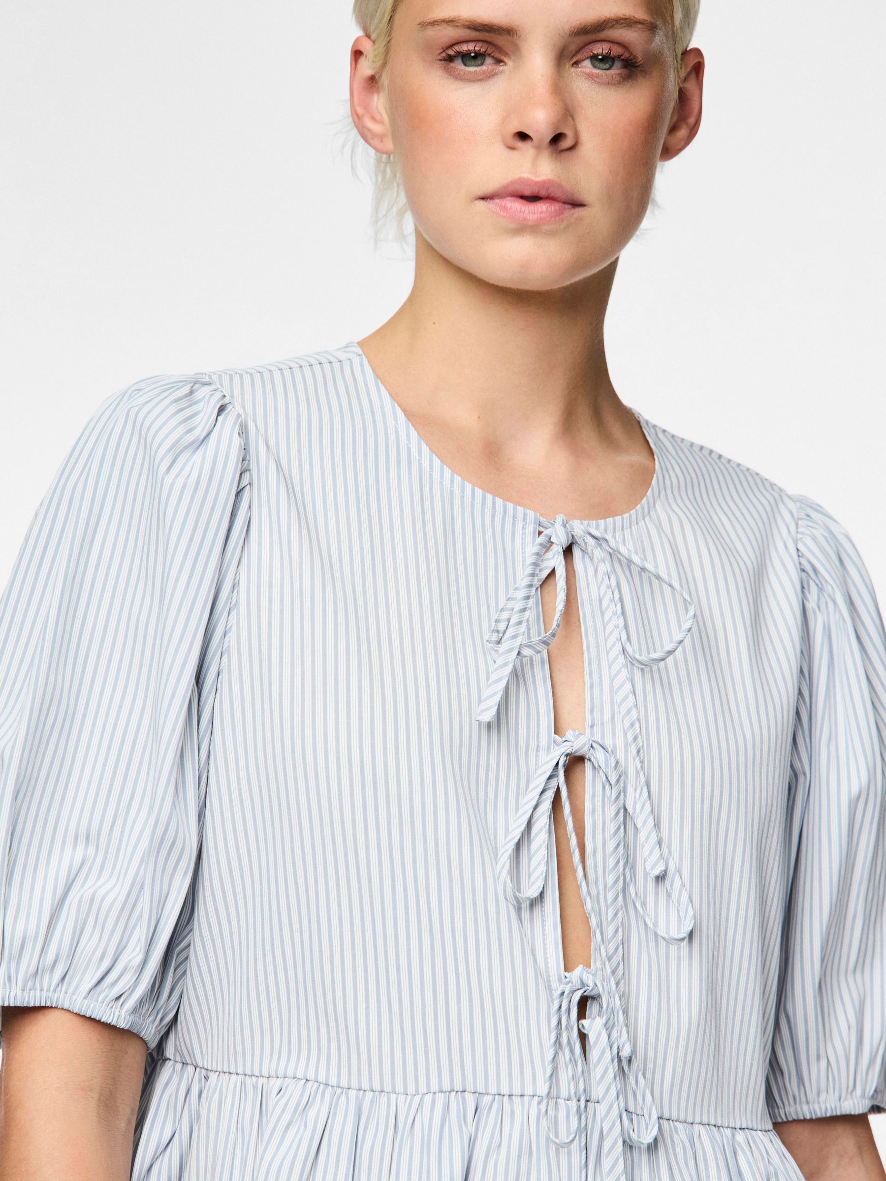 PCHOLLY TIE PUFF SLEEVED TOP 4 PCHOLLY TIE PUFF SLEEVED TOP