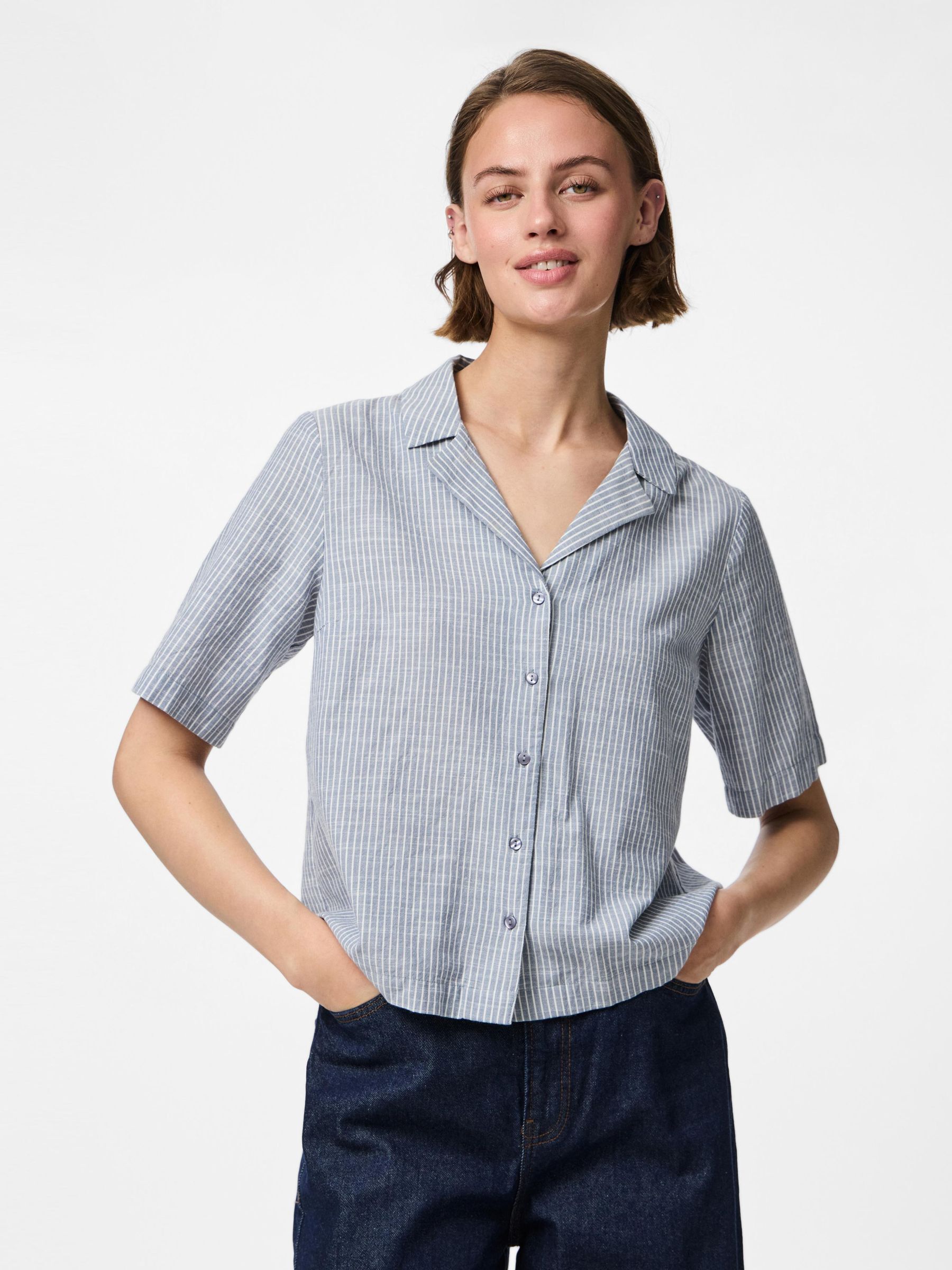 PCAPIA 2/4 LINEN-BLEND SHIRT