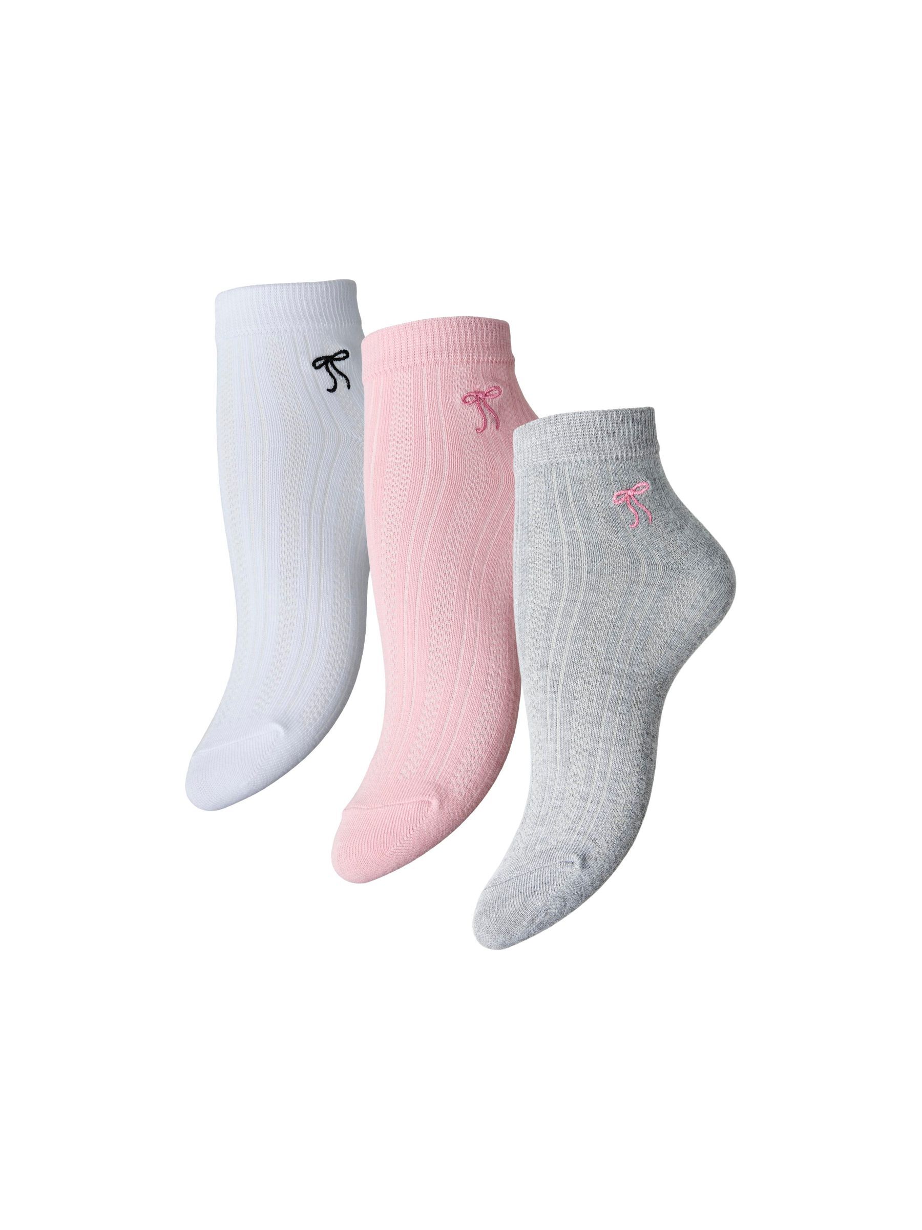 PCFOWA BOW 3 PACK SOCKS