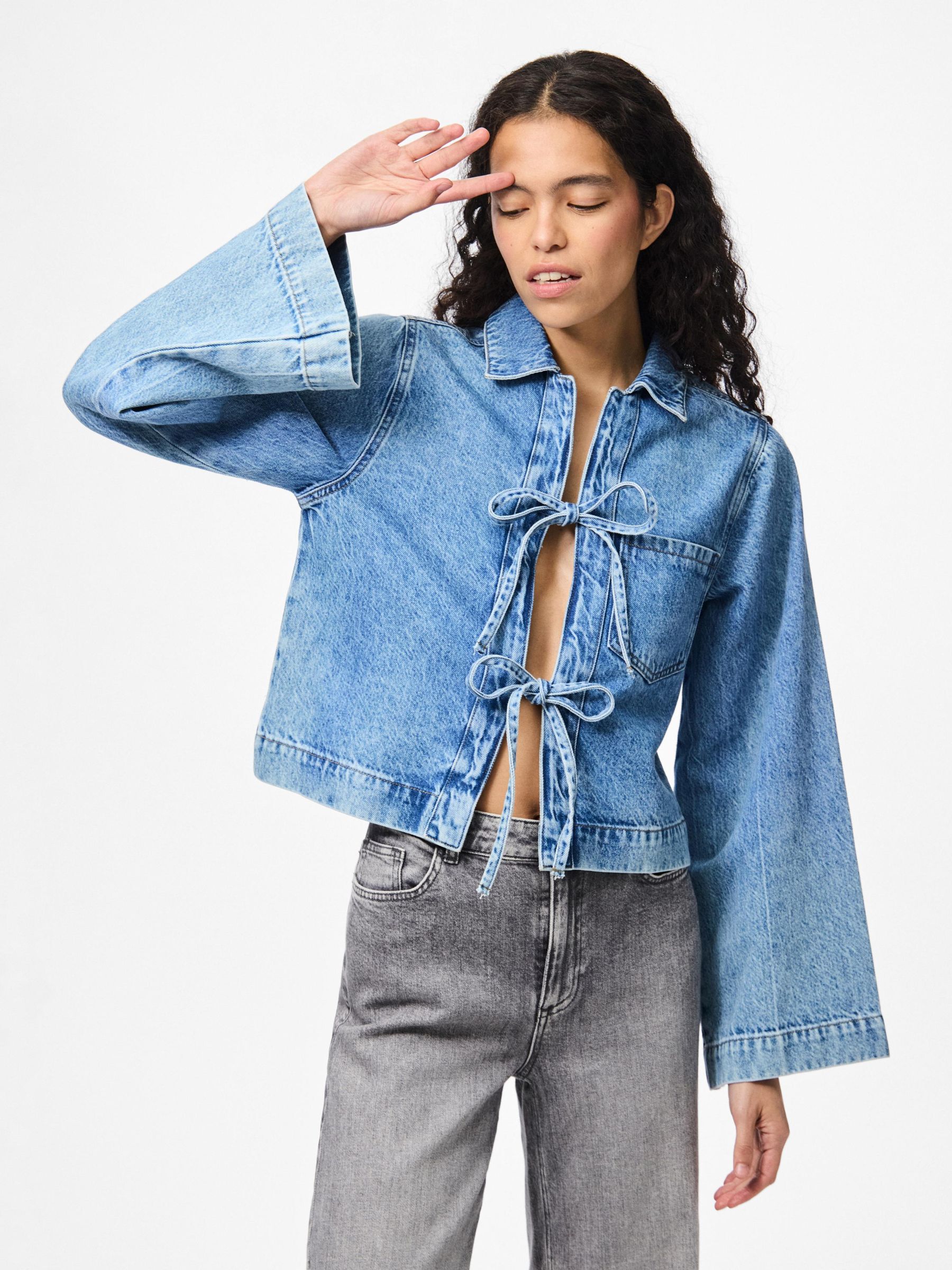 PCJULIET DENIM SHIRT