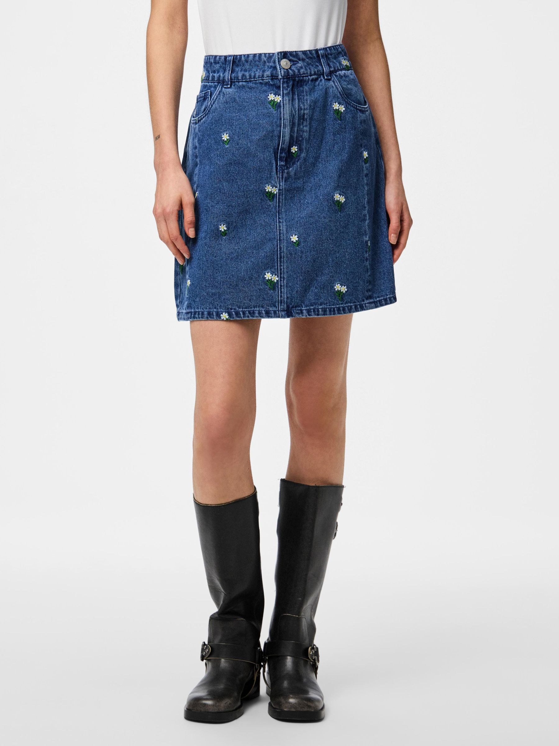 PCFREIA HW MINI DENIM SKIRT