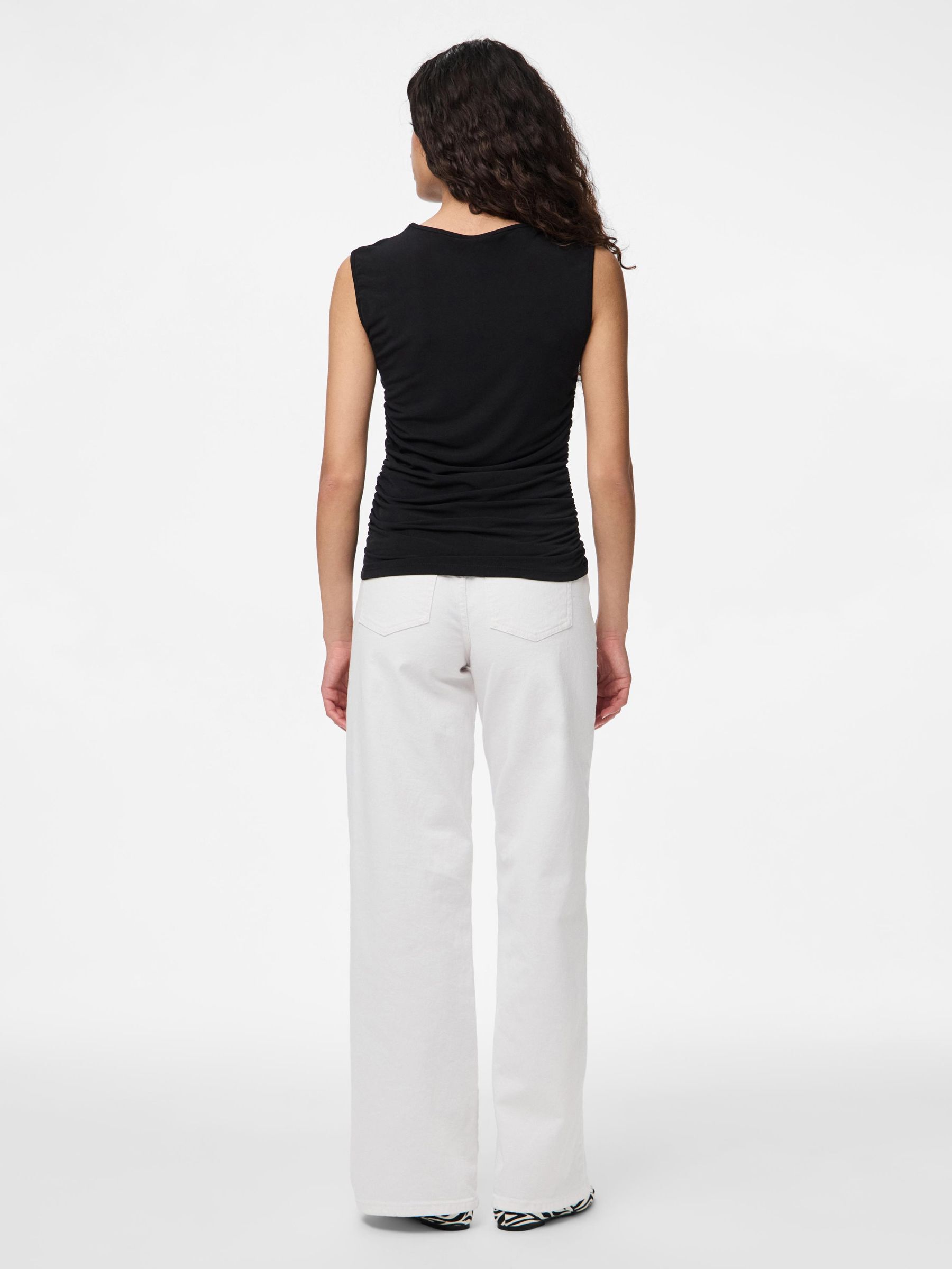 PCMADISON RUCHING SLEEVELESS TOP 2 PCMADISON RUCHING SLEEVELESS TOP
