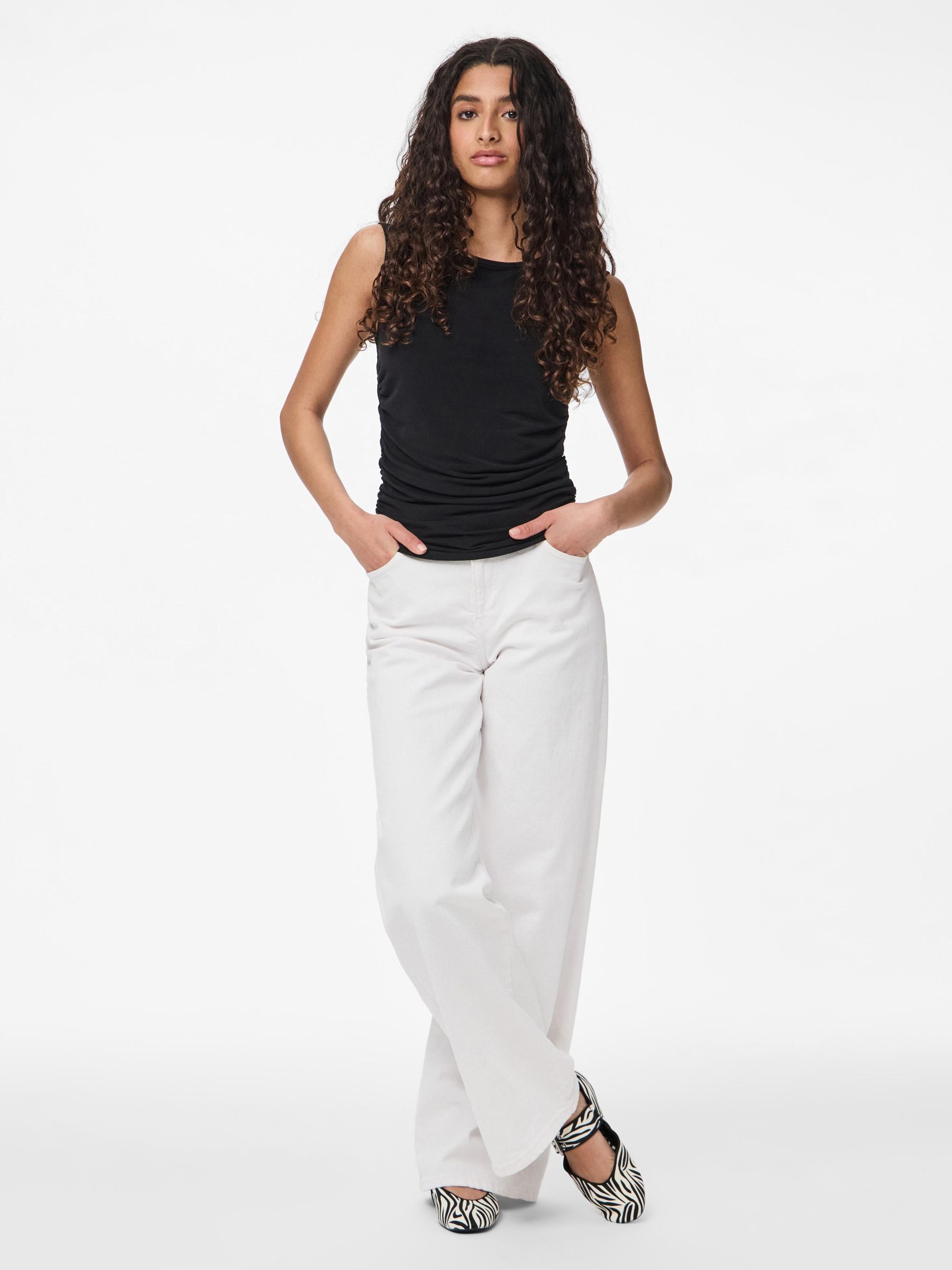 PCMADISON RUCHING SLEEVELESS TOP 3 PCMADISON RUCHING SLEEVELESS TOP