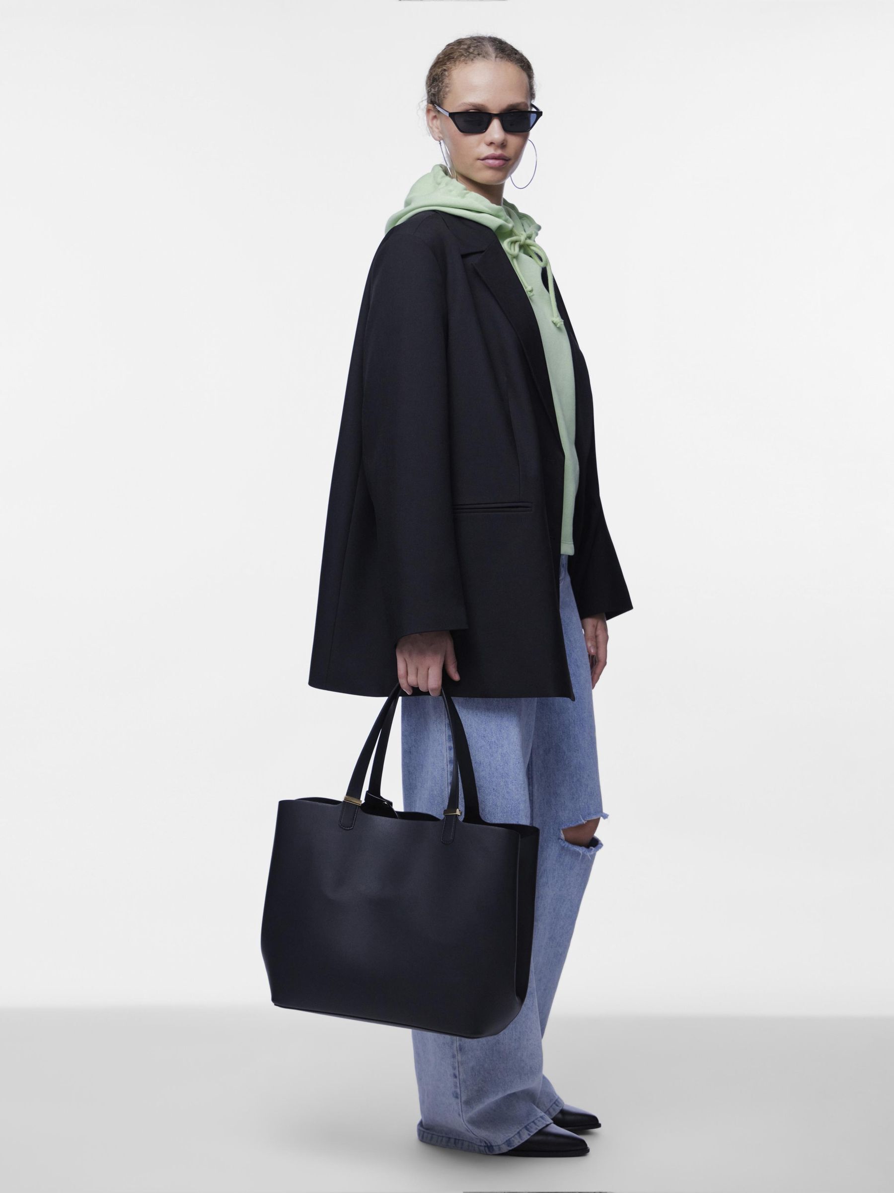 SQUARED SHOPPER SHOULDER BAG