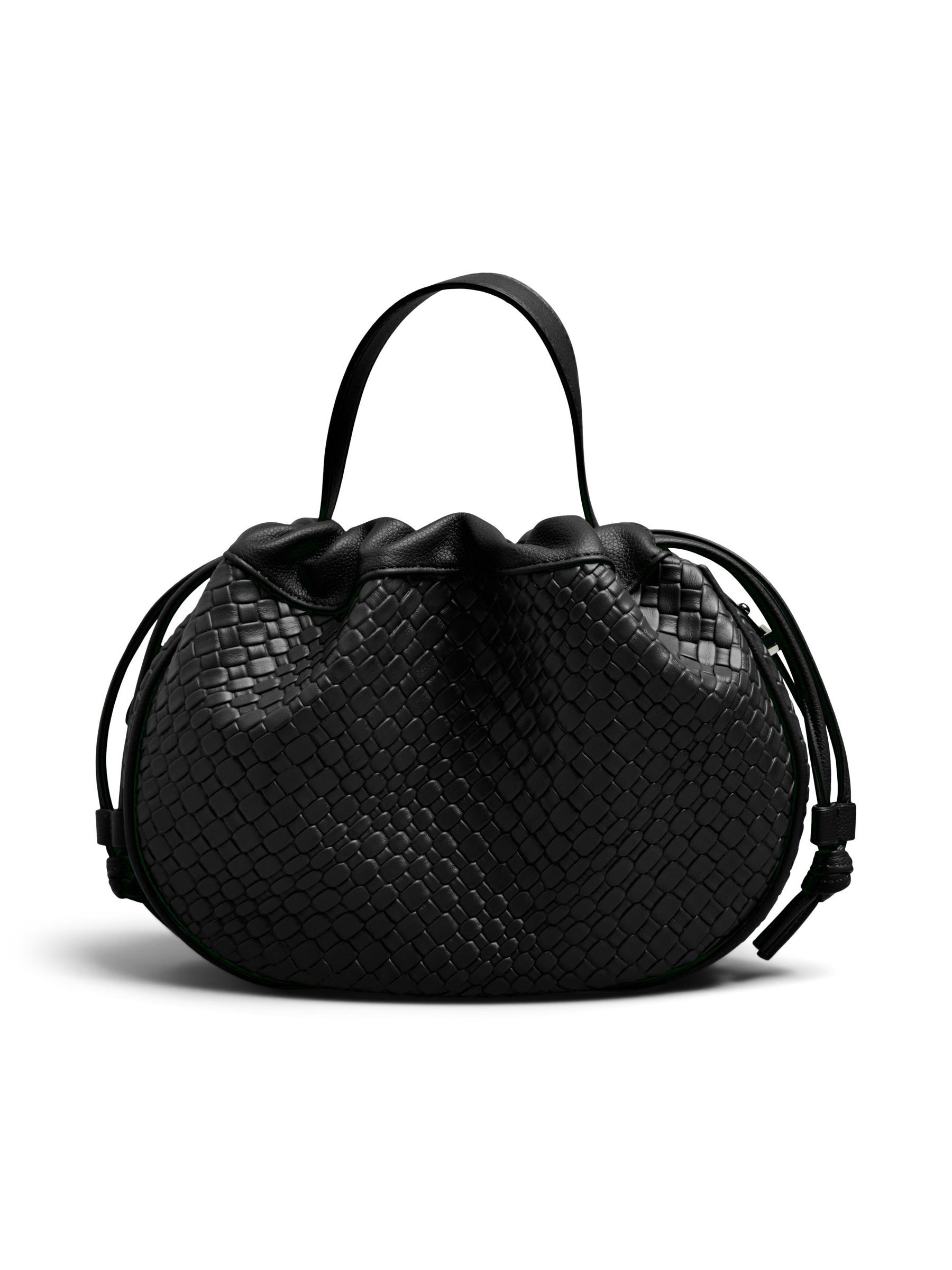 LARGE BRAIDED BALLOON BAG