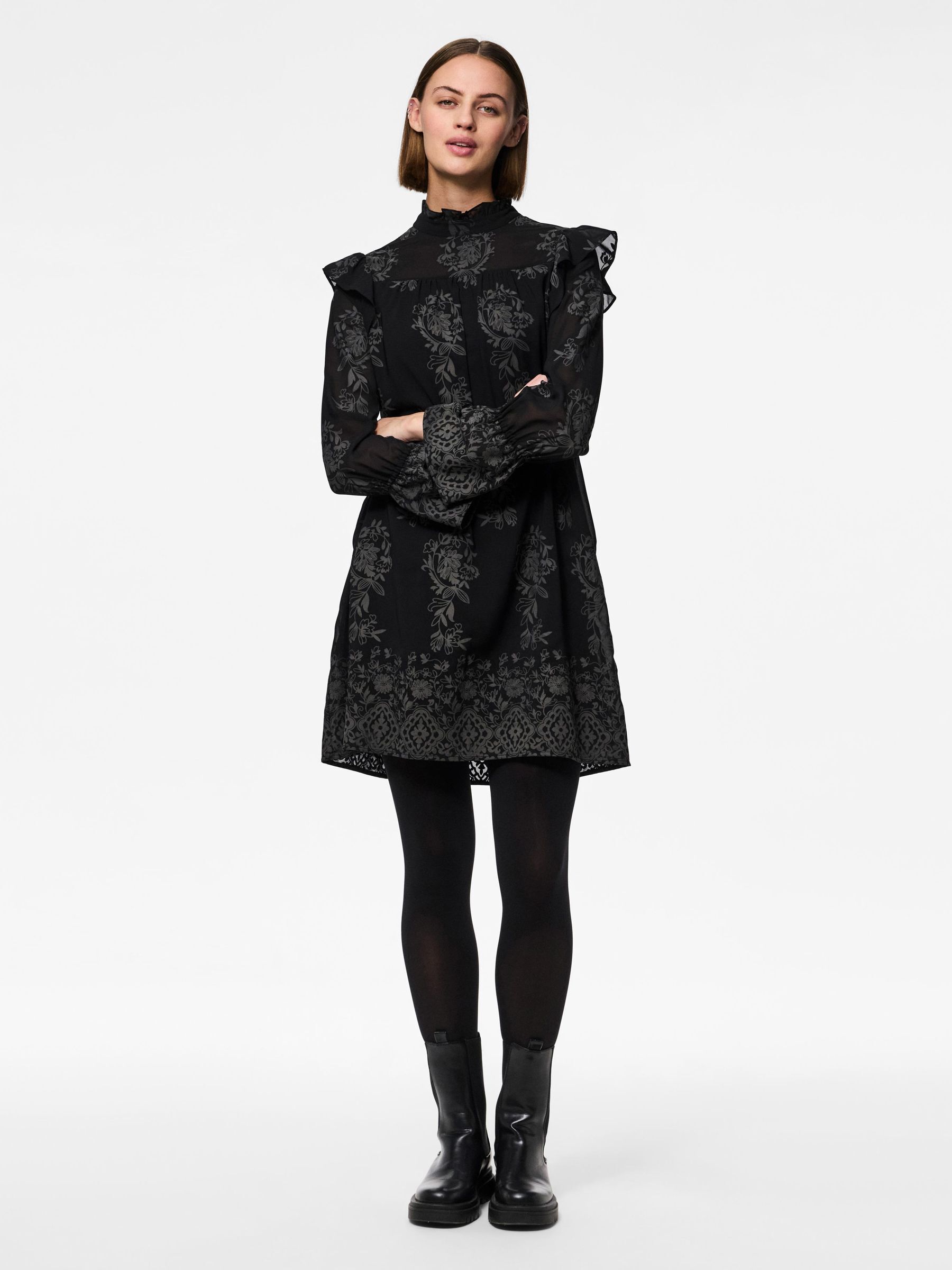 PCNOLIA LONG SLEEVED DRESS 3 PCNOLIA LONG SLEEVED DRESS