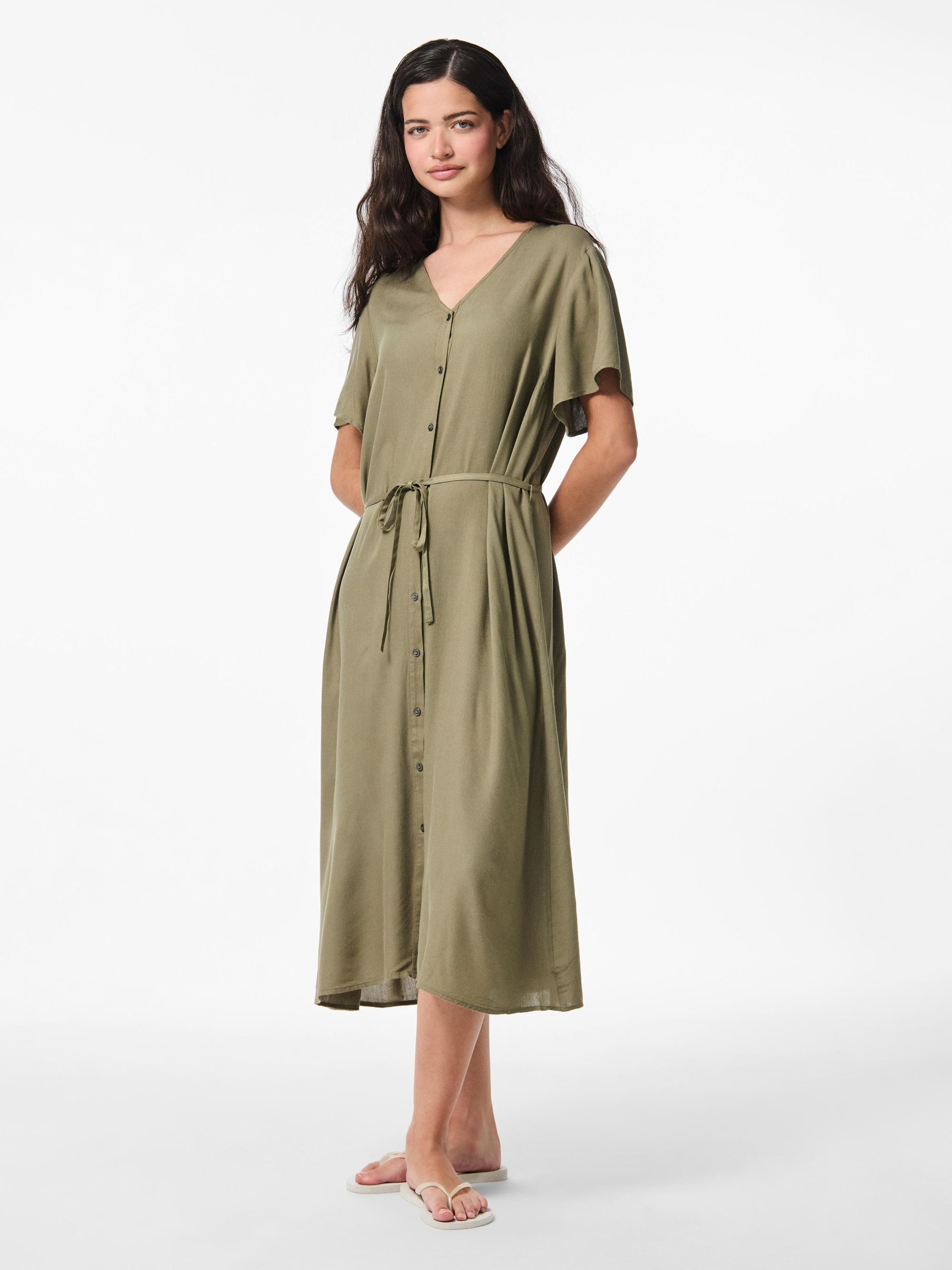 PCNYA V-NECK MIDI DRESS 3 PCNYA V-NECK MIDI DRESS