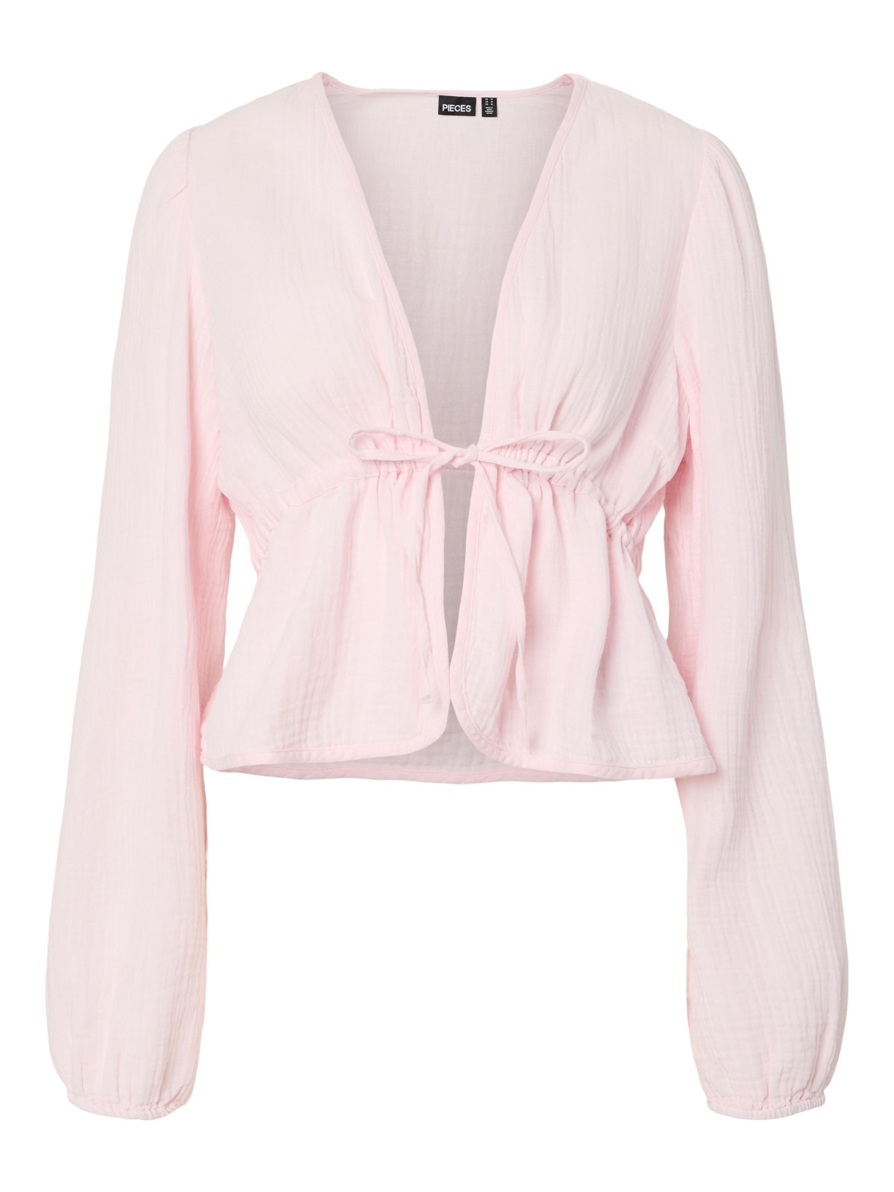 PCSASTINA MUSSELIN LONG SLEEVED TOP