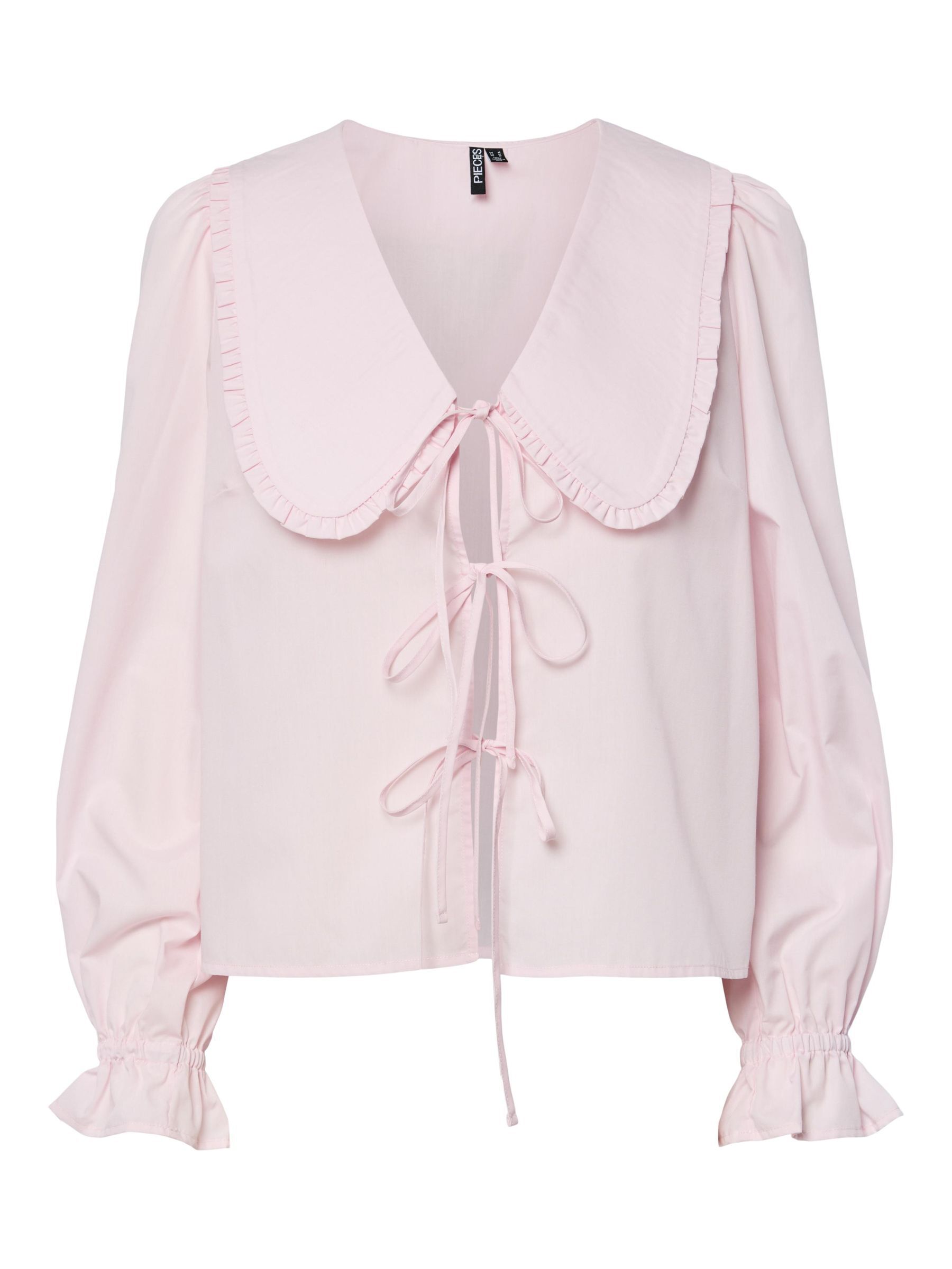 PCAGNES TIE LONG SLEEVED TOP 5 PCAGNES TIE LONG SLEEVED TOP