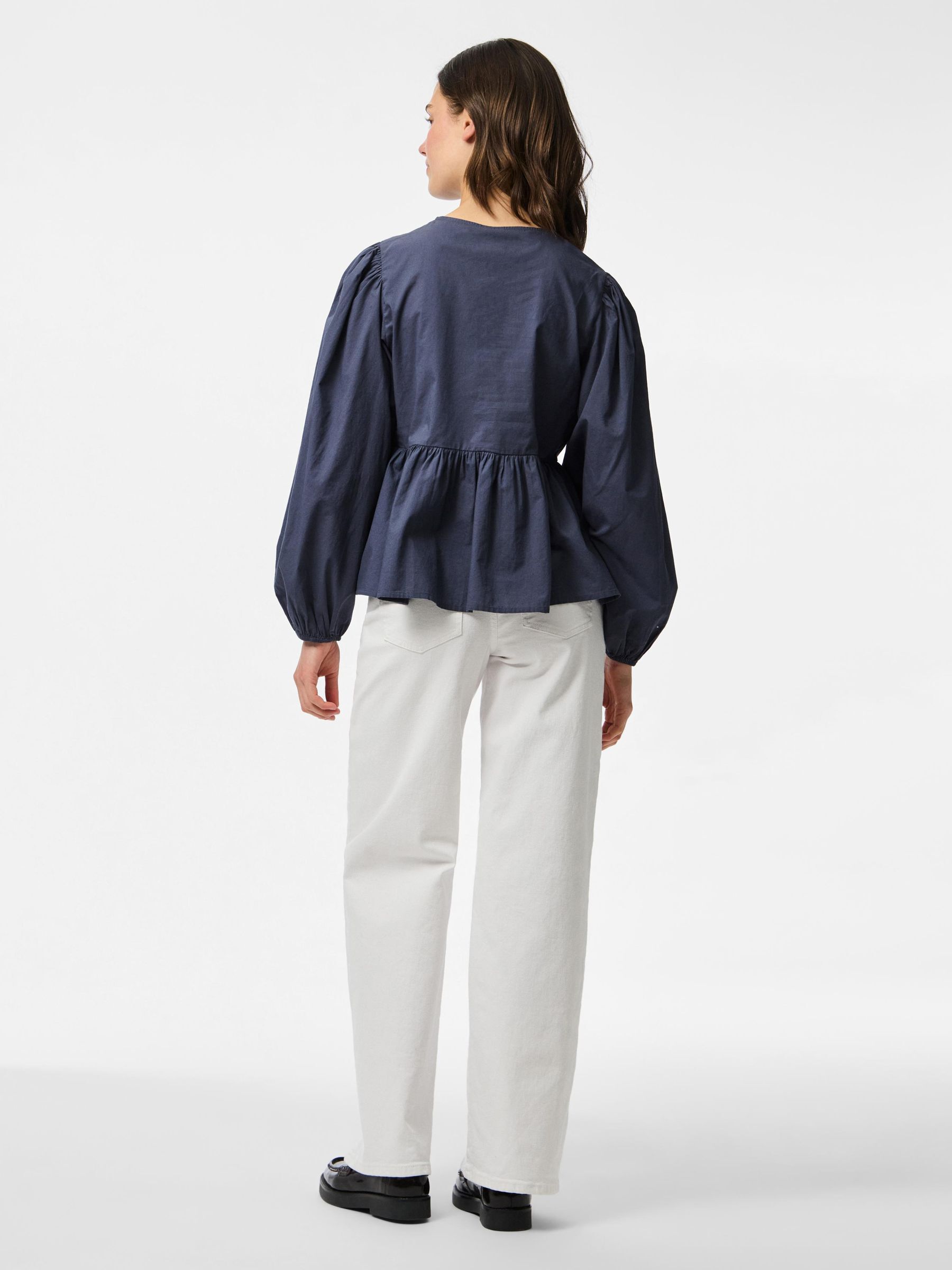 PCJOLLY TIE LONG SLEEVED BLOUSE 2 PCJOLLY TIE LONG SLEEVED BLOUSE