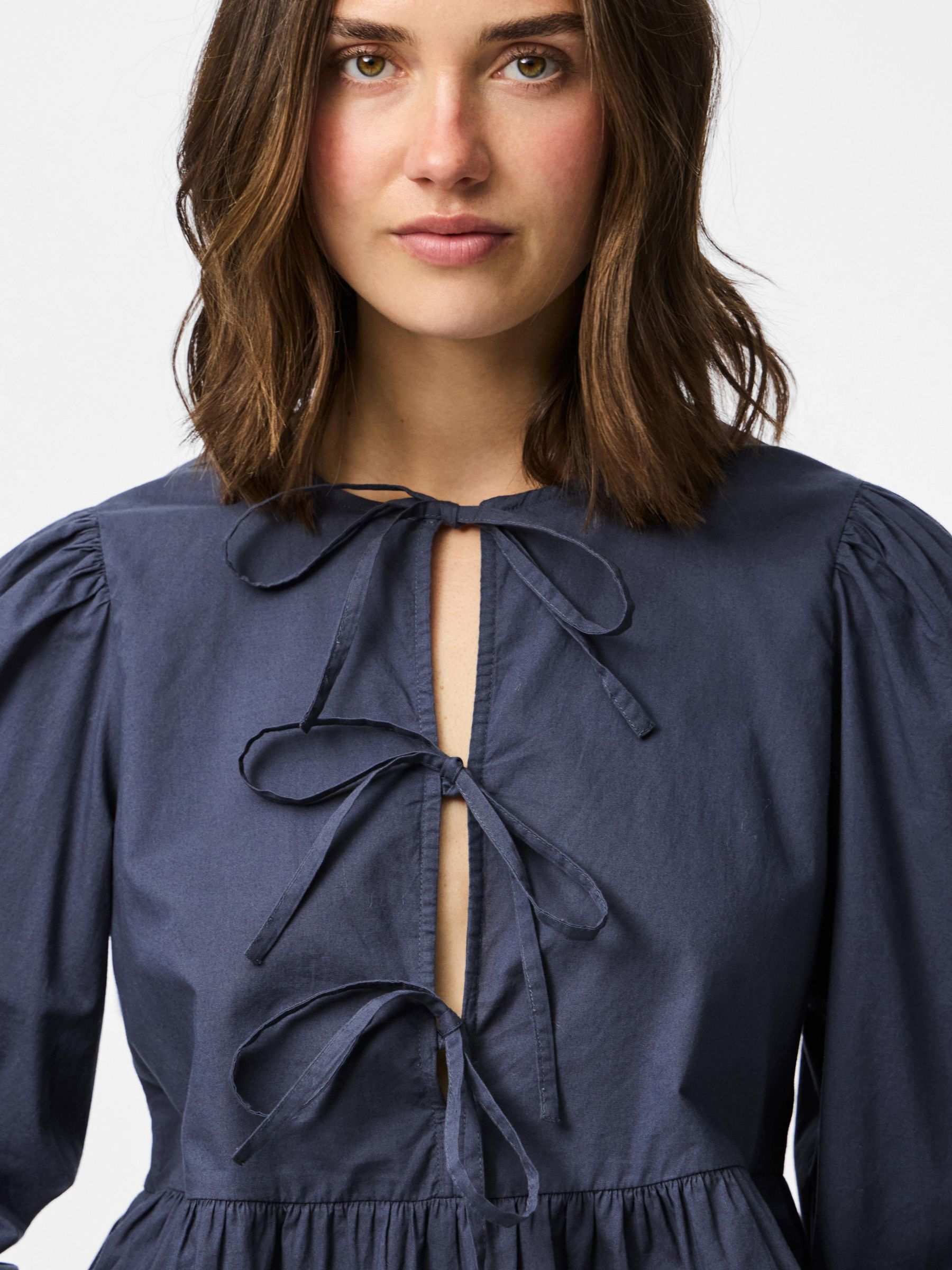 PCJOLLY TIE LONG SLEEVED BLOUSE 4 PCJOLLY TIE LONG SLEEVED BLOUSE